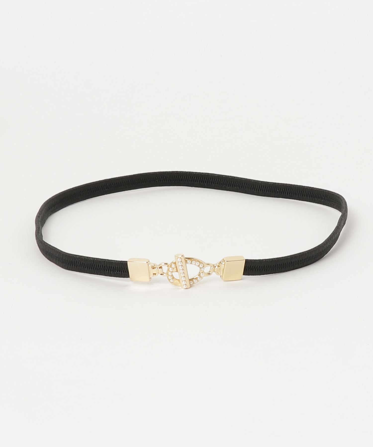 パールリングバックルパーティーゴムベルト【ネコポス】