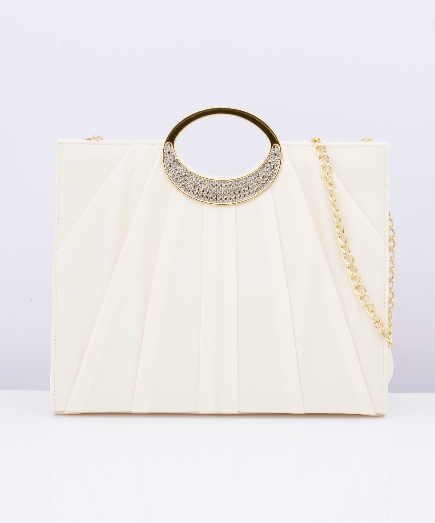 【TIME SALE】2wayビジューハンドルパーティーバッグ