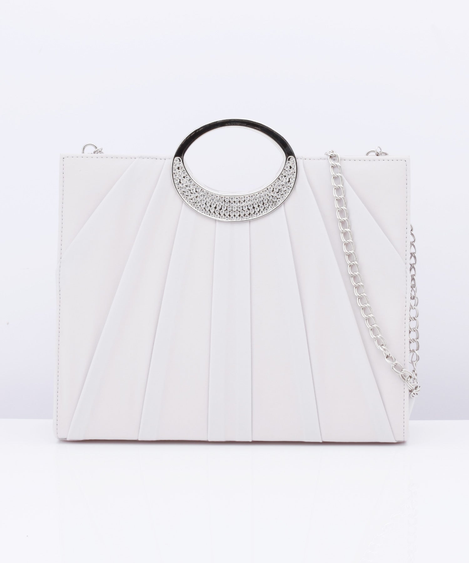 【TIME SALE】2wayビジューハンドルパーティーバッグ