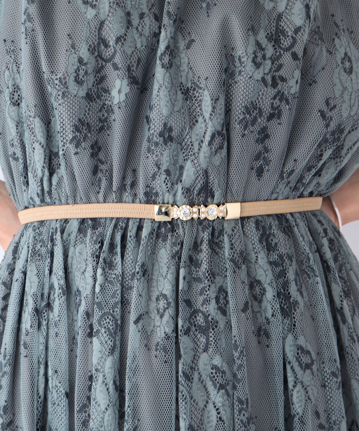 パールバックルゴムベルト【ネコポス】