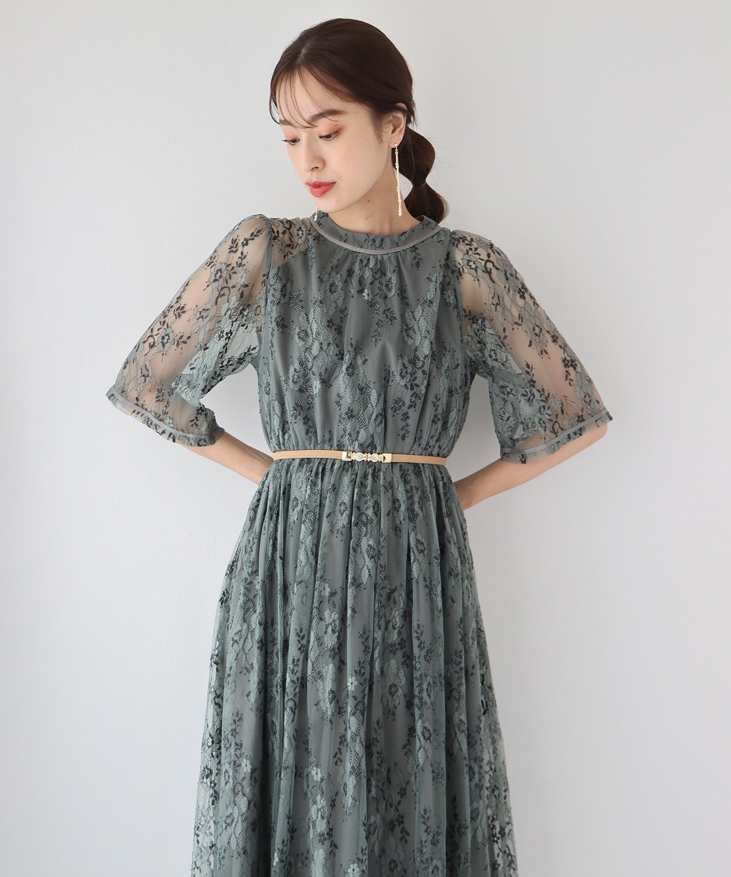 パールバックルゴムベルト【ネコポス】