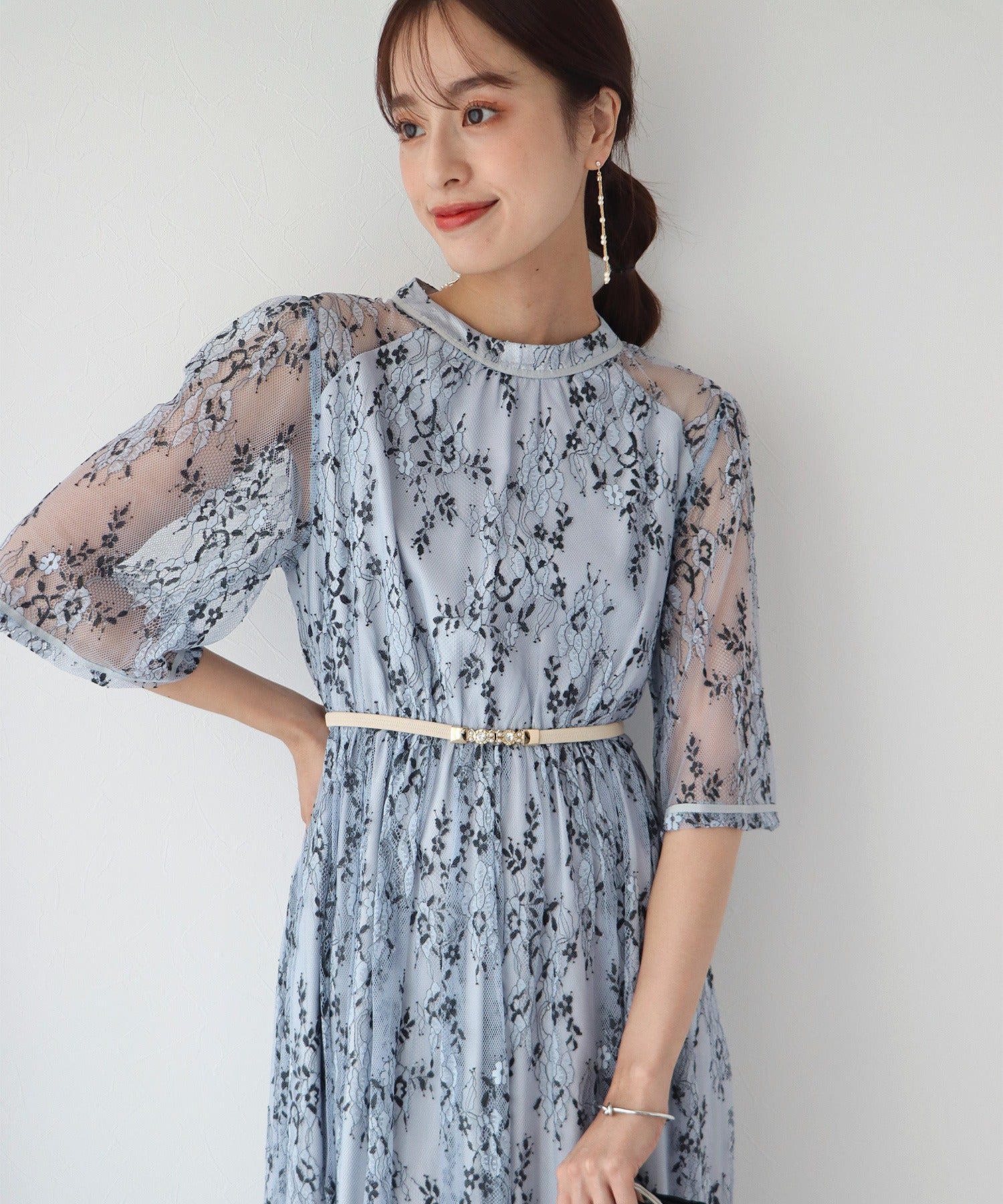 パールバックルゴムベルト【ネコポス】