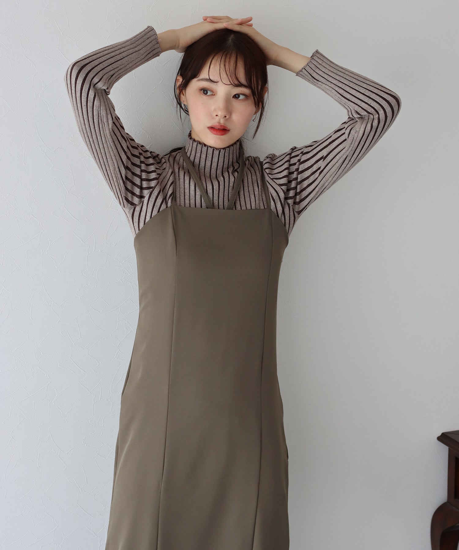 【SALE】Iラインホルターキャミワンピース