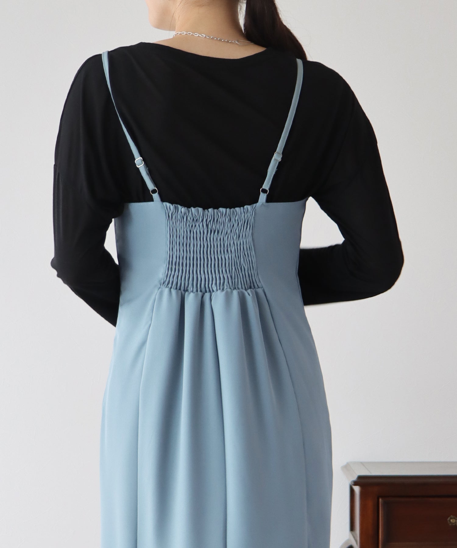 【SALE】Iラインホルターキャミワンピース