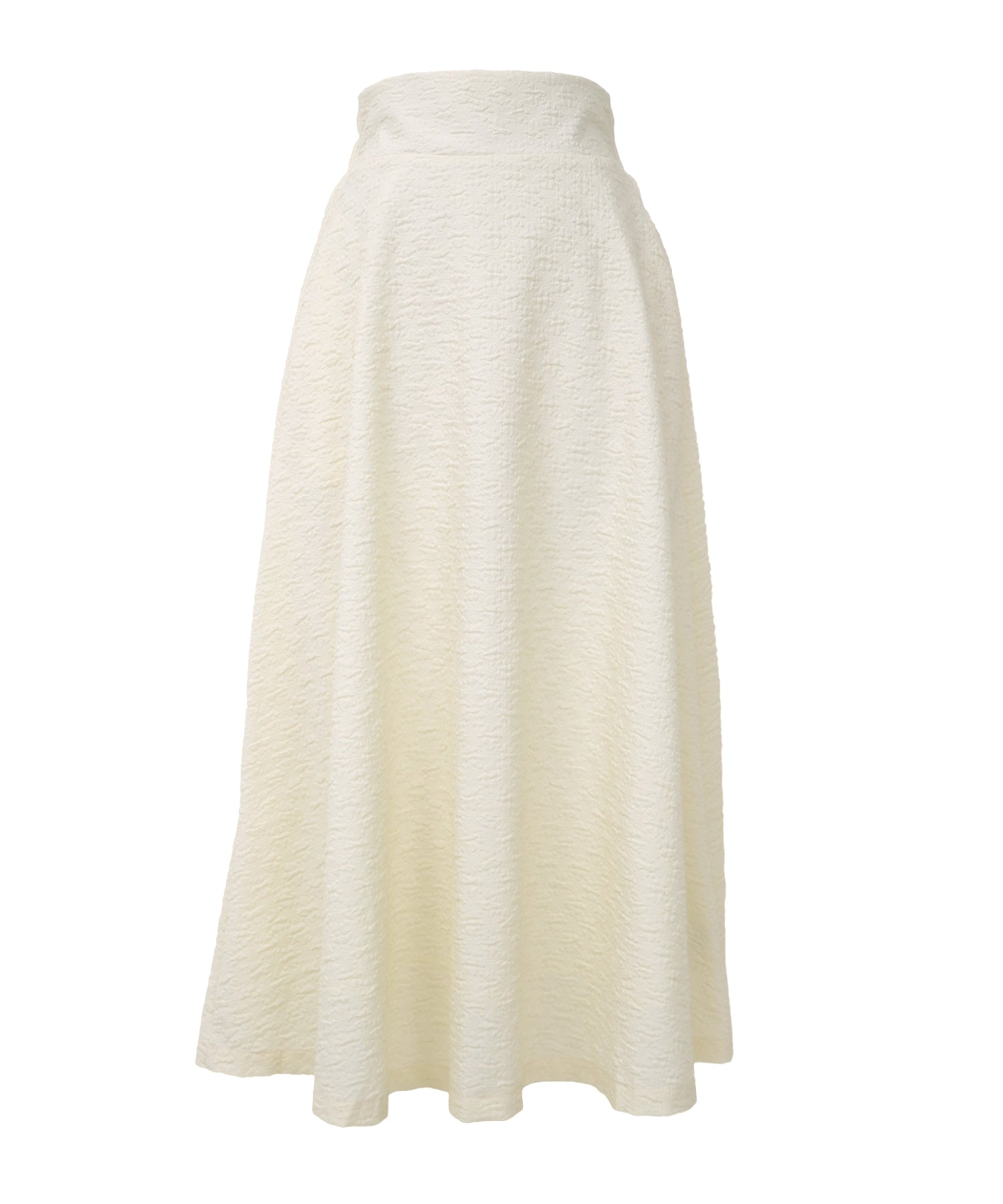 【SALE】ふくれジャガードボリュームフレアスカート