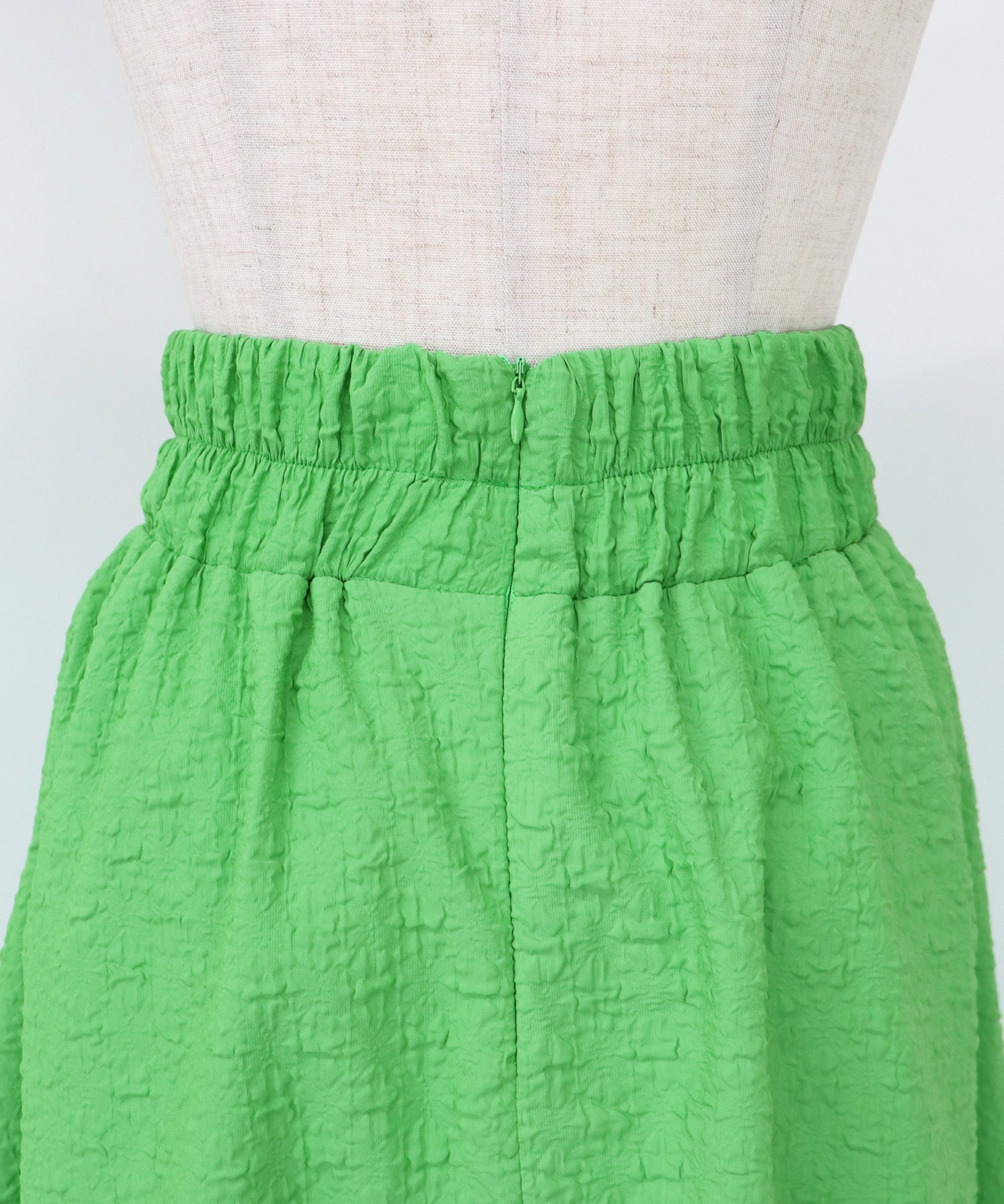 【SALE】ふくれジャガードボリュームフレアスカート