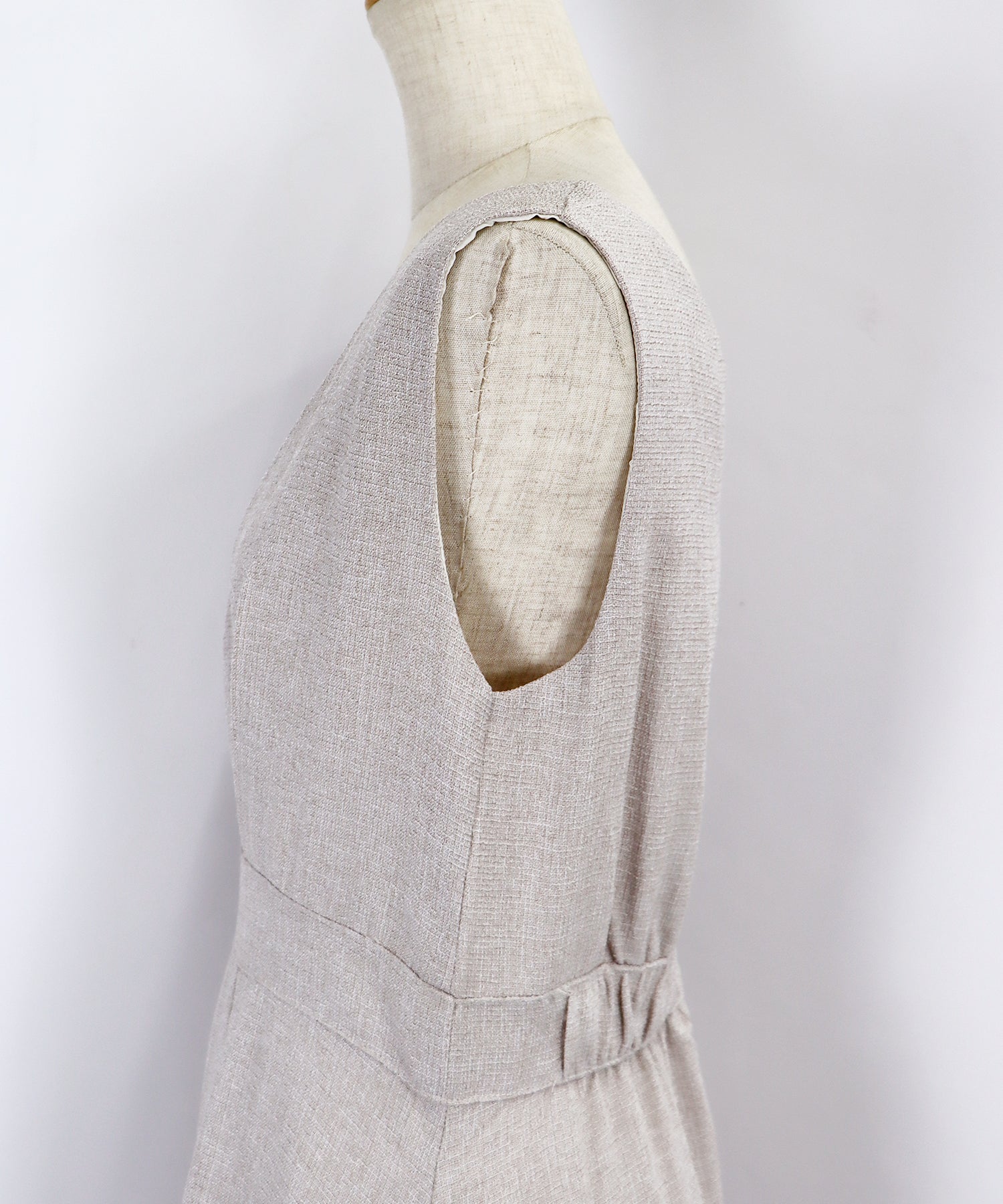 【SALE】ツイード&ツイルフレアジャンスカ