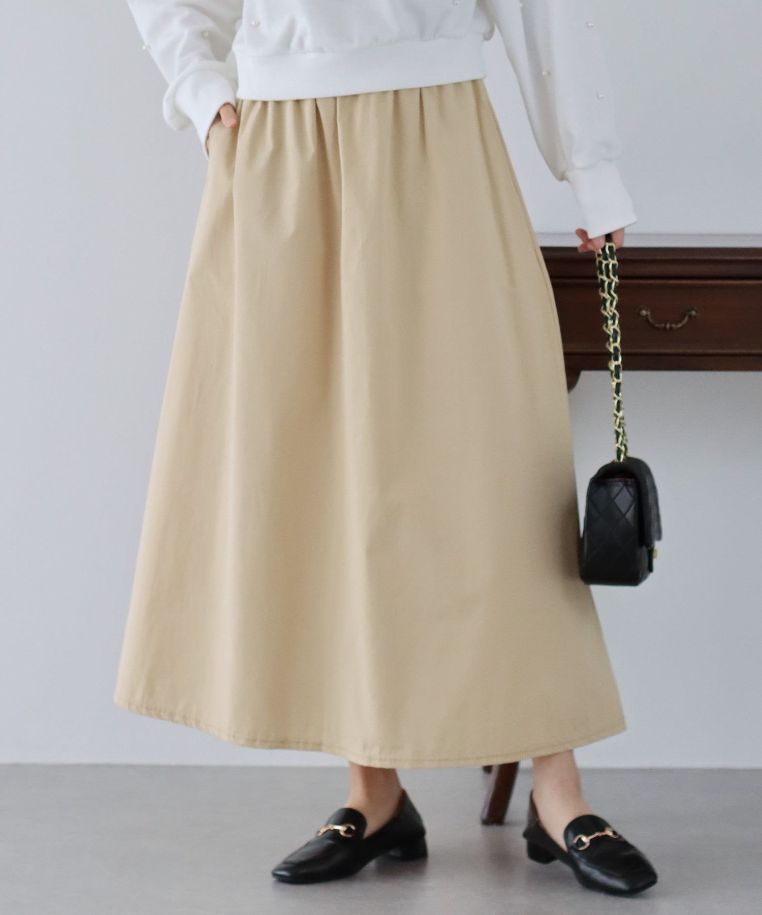 【SALE】コットンロングスカート