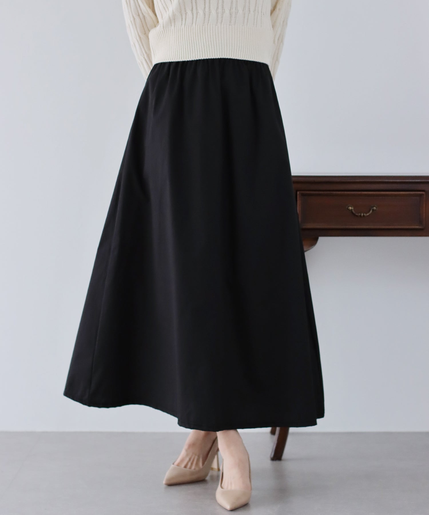 【SALE】コットンロングスカート