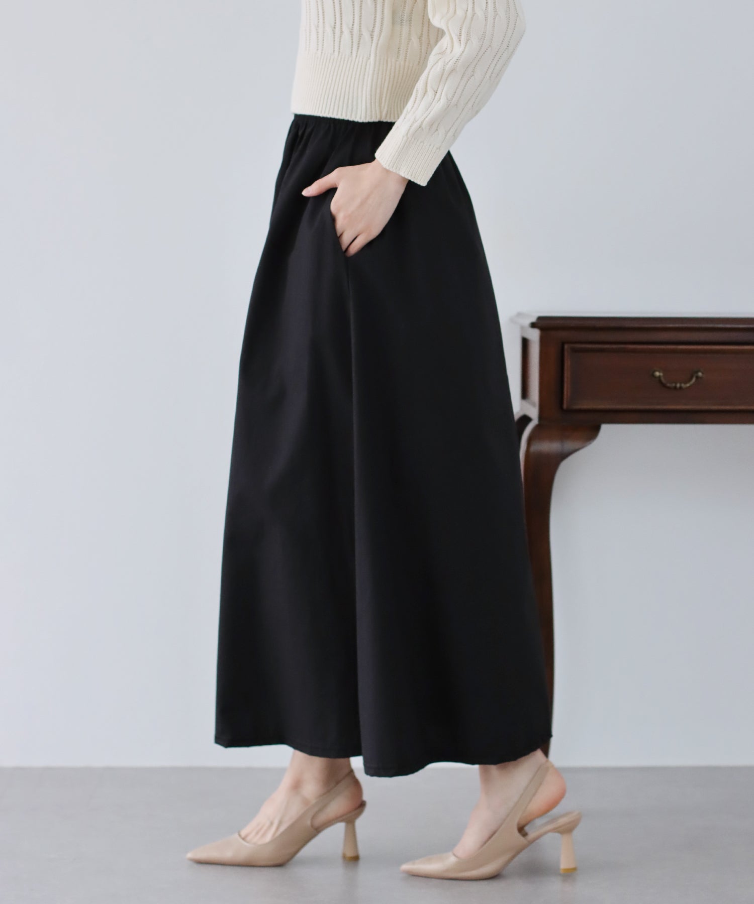 【SALE】コットンロングスカート