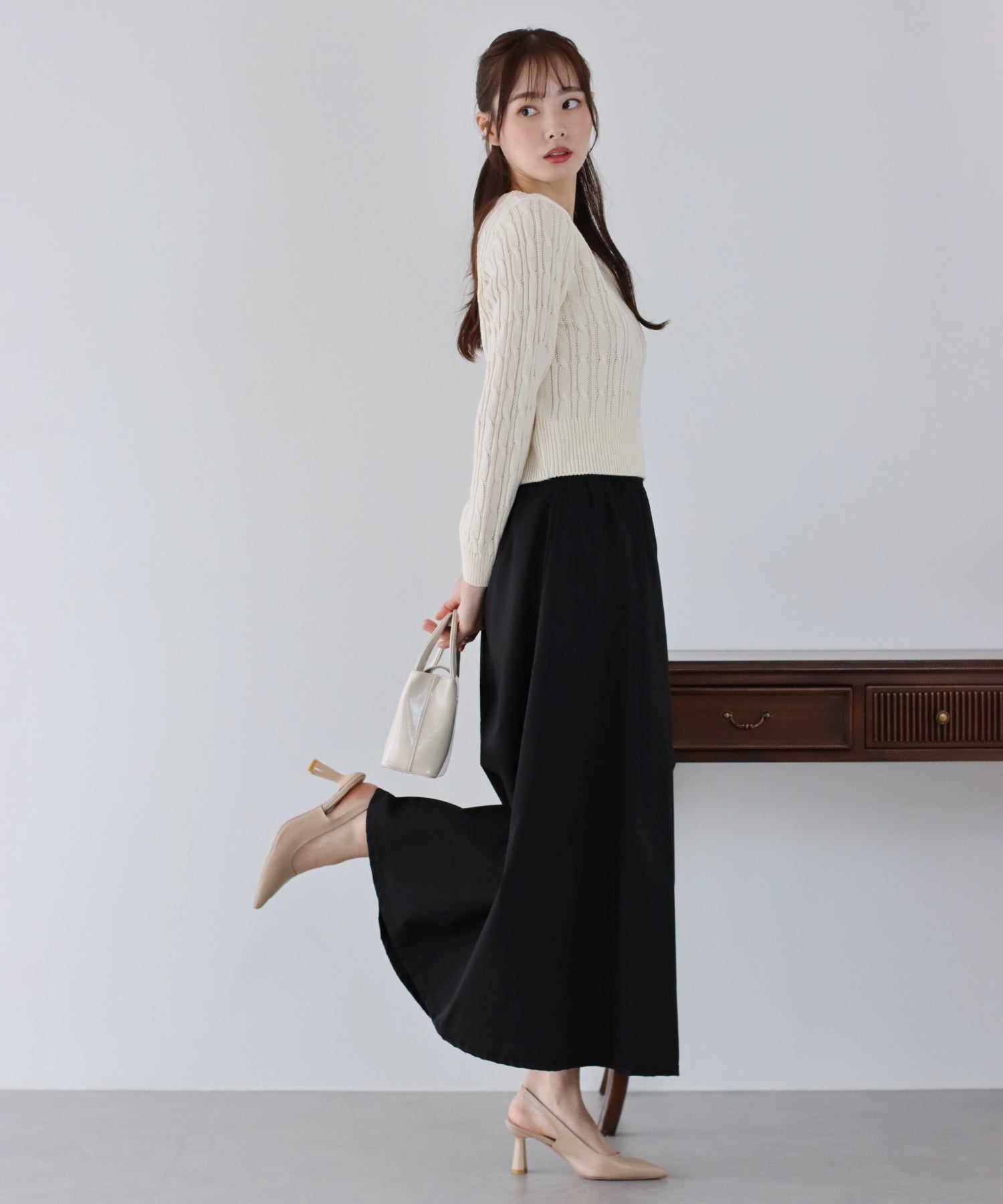 【SALE】コットンロングスカート