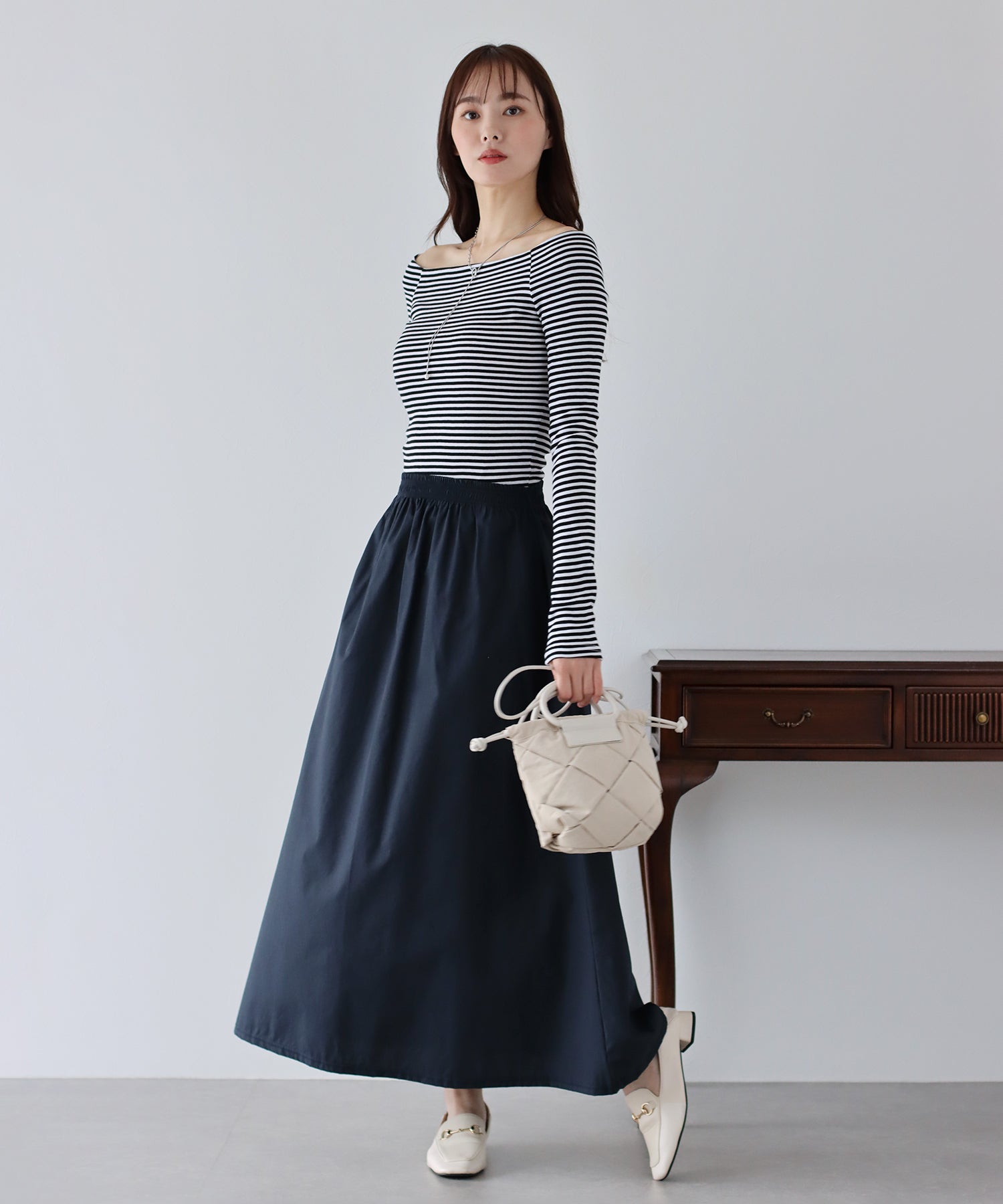 【SALE】コットンロングスカート