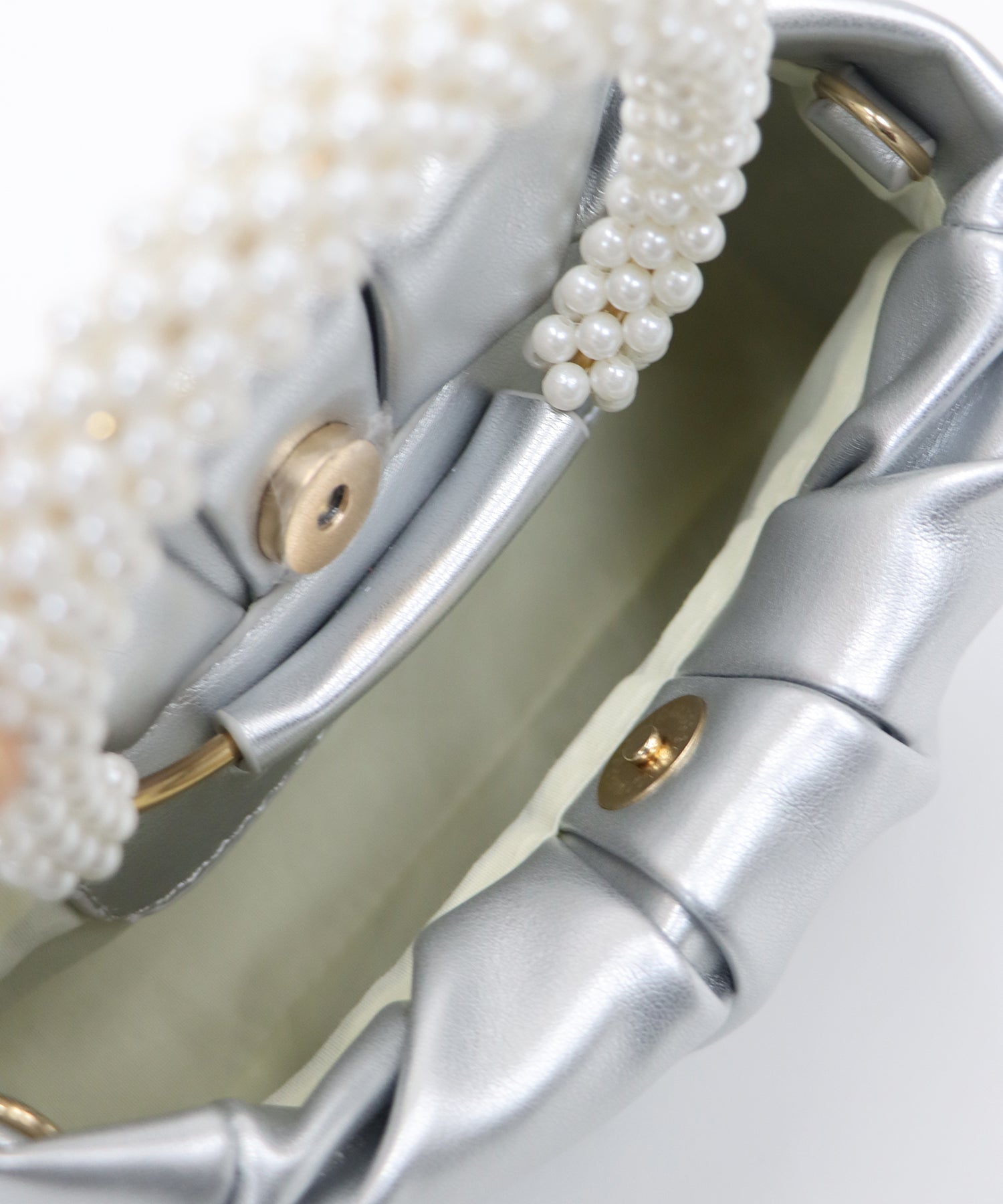 【SALE】パールハンドル2WAYミニバッグ