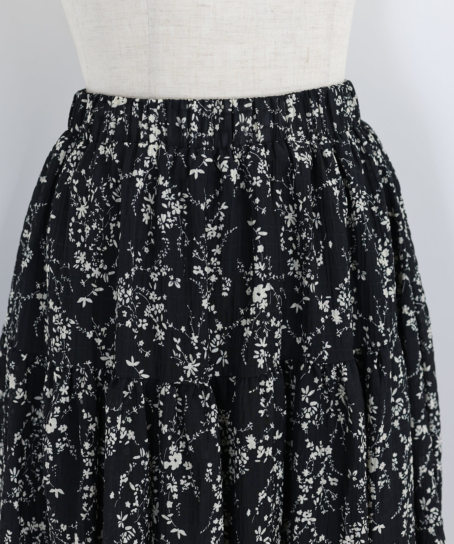 【SALE】アソートプリントティアードスカート