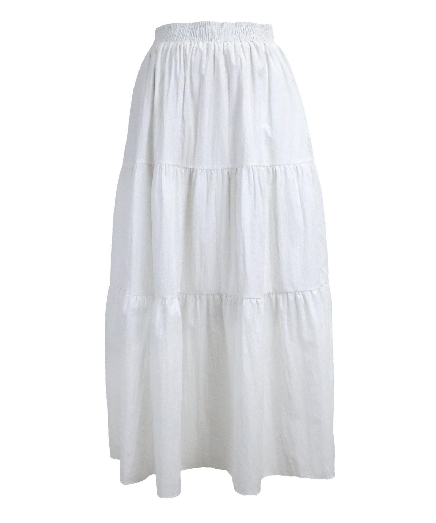 【SALE】ナイロンティアードスカート