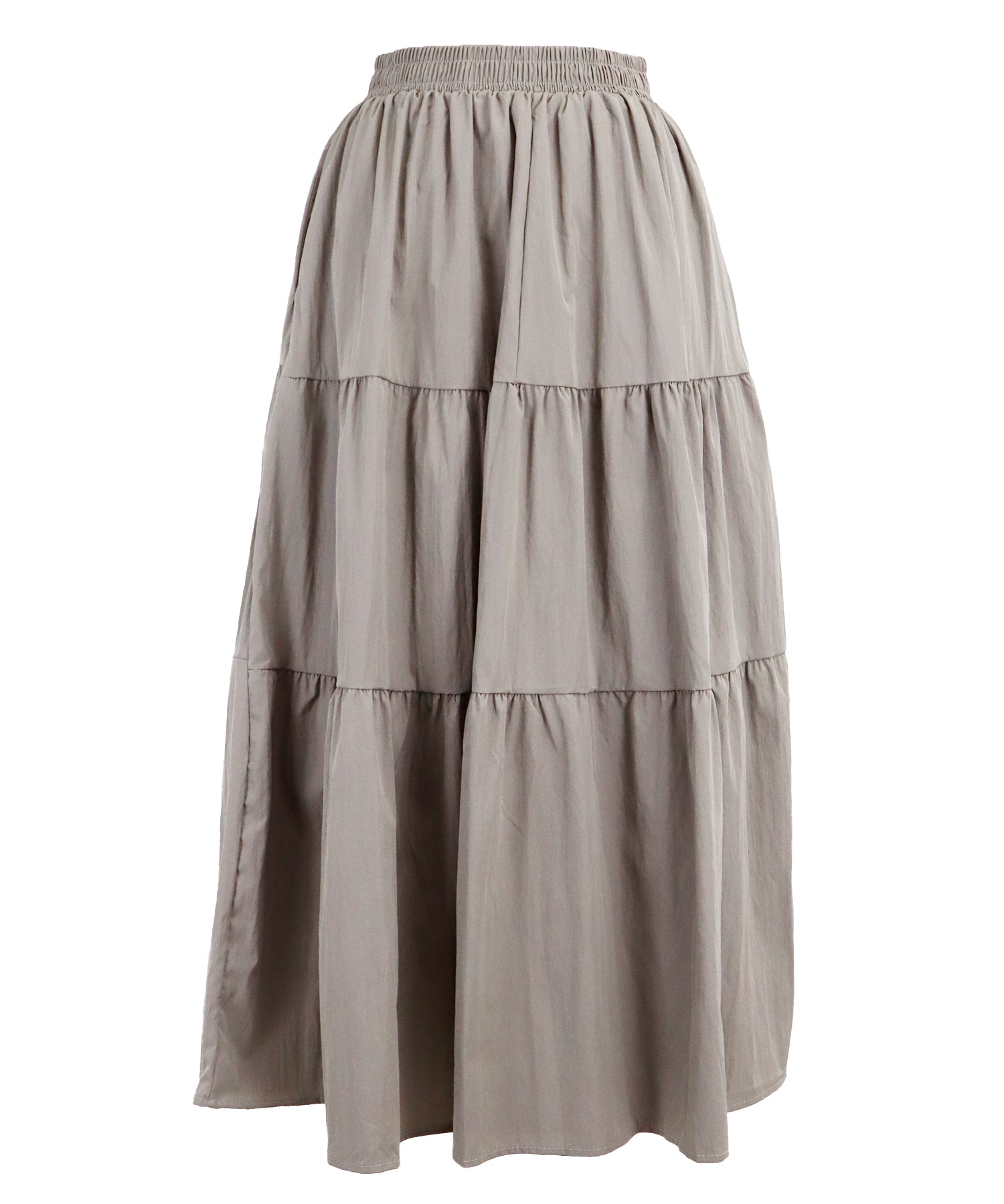 【SALE】ナイロンティアードスカート