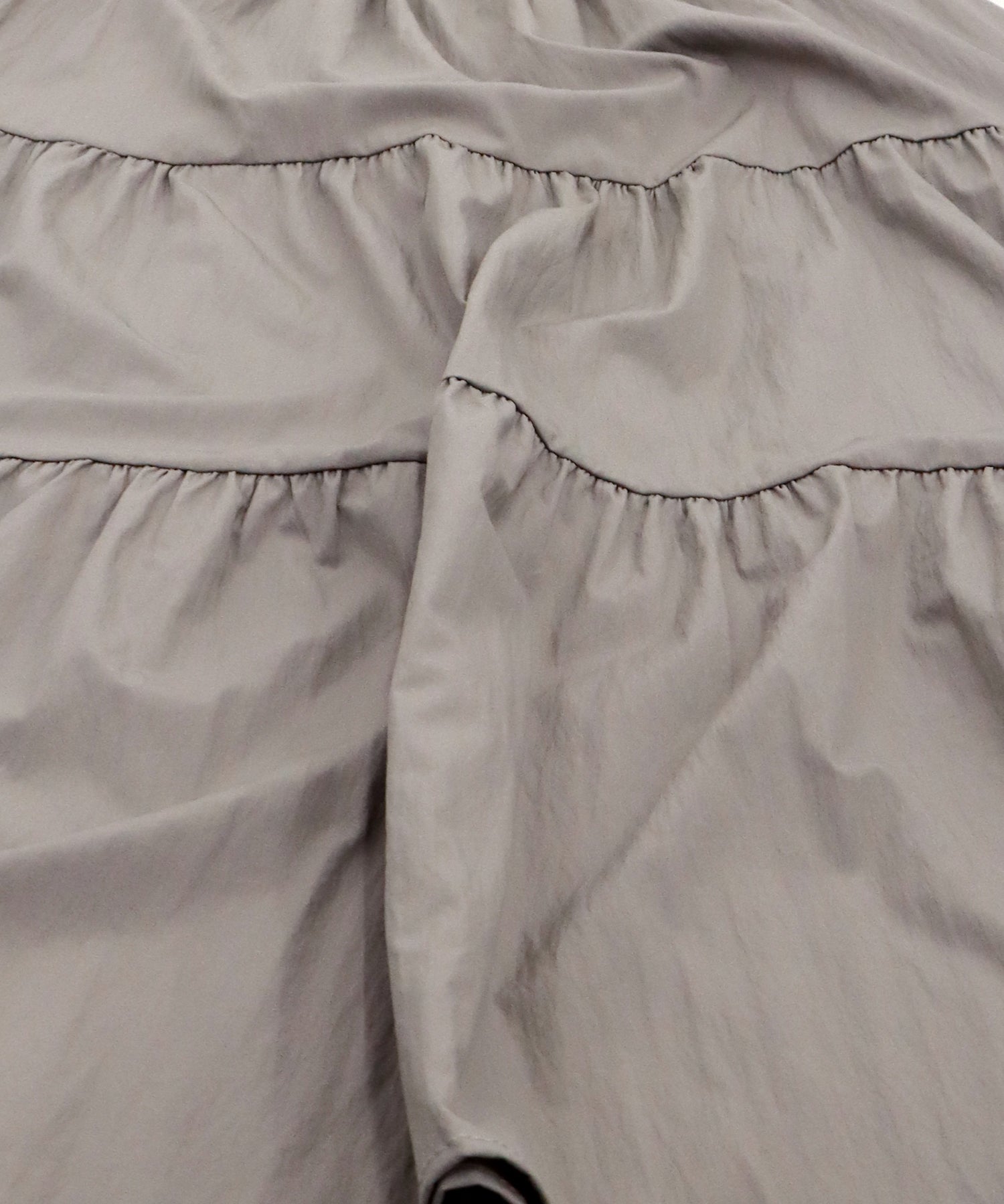 【SALE】ナイロンティアードスカート