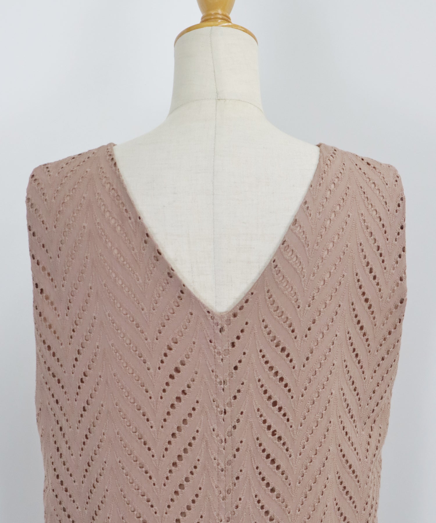 【SALE】コットンレースティアードワンピース