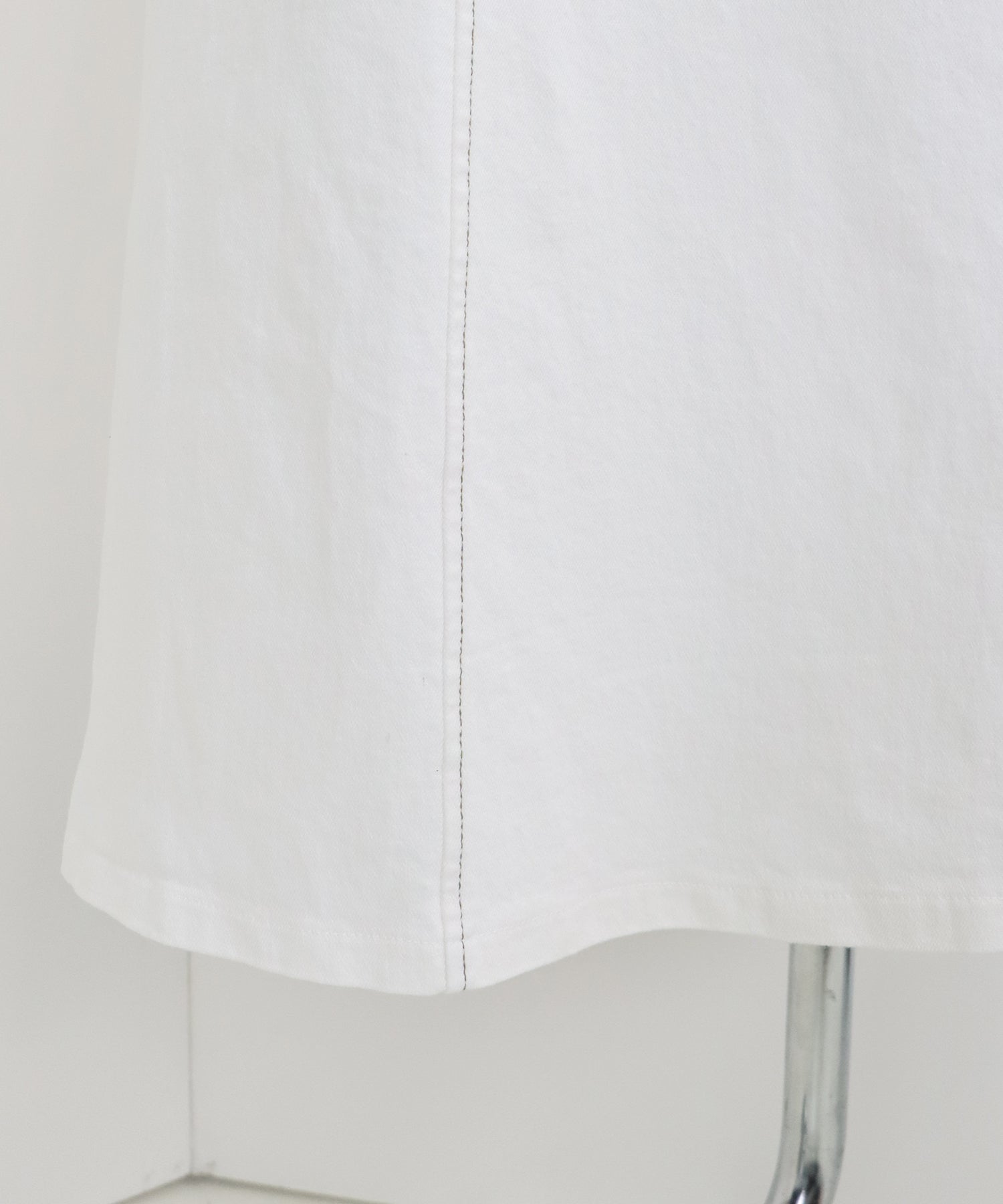 ステッチデニムワンピース