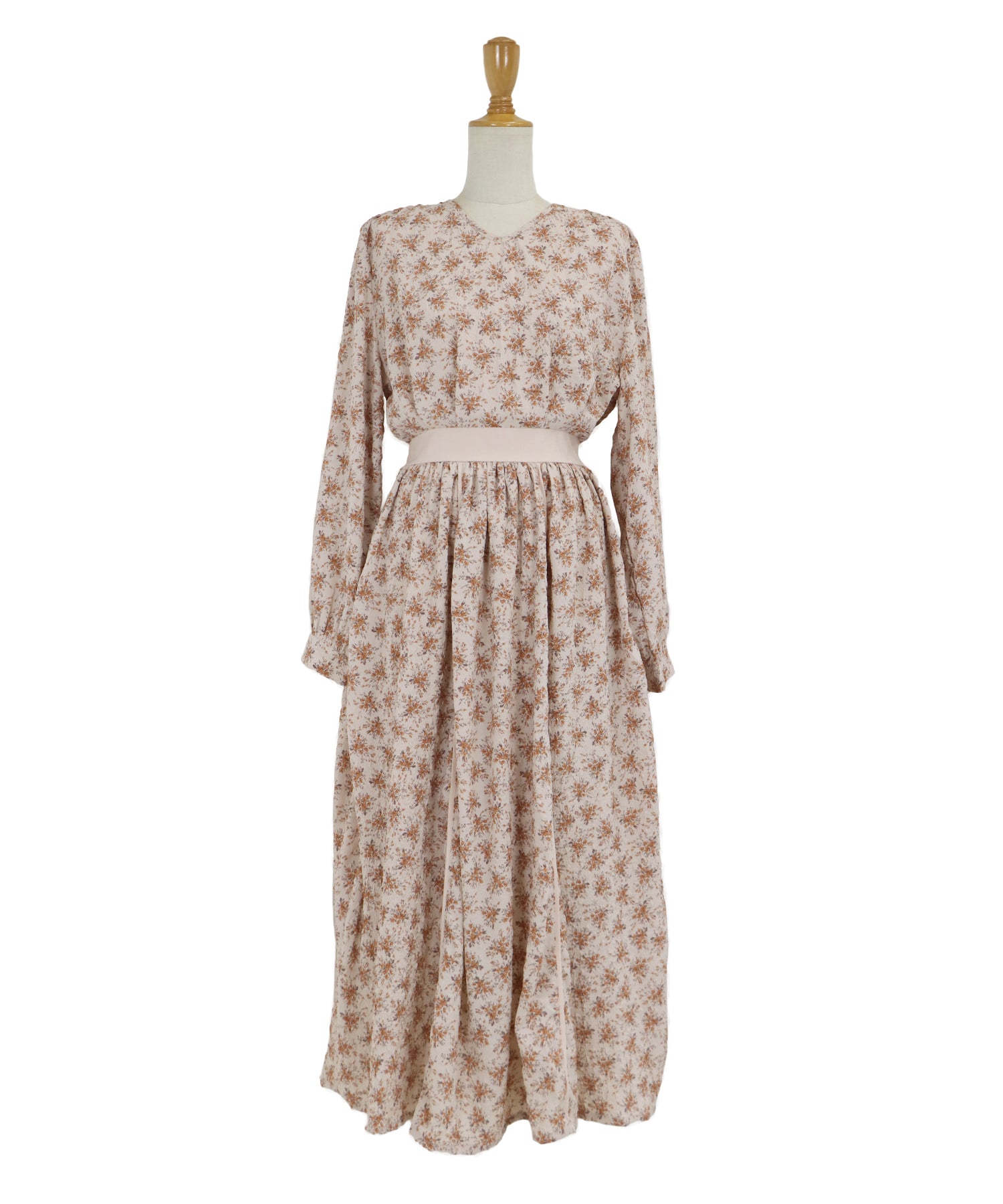 【SALE】エンボスプリントワンピース