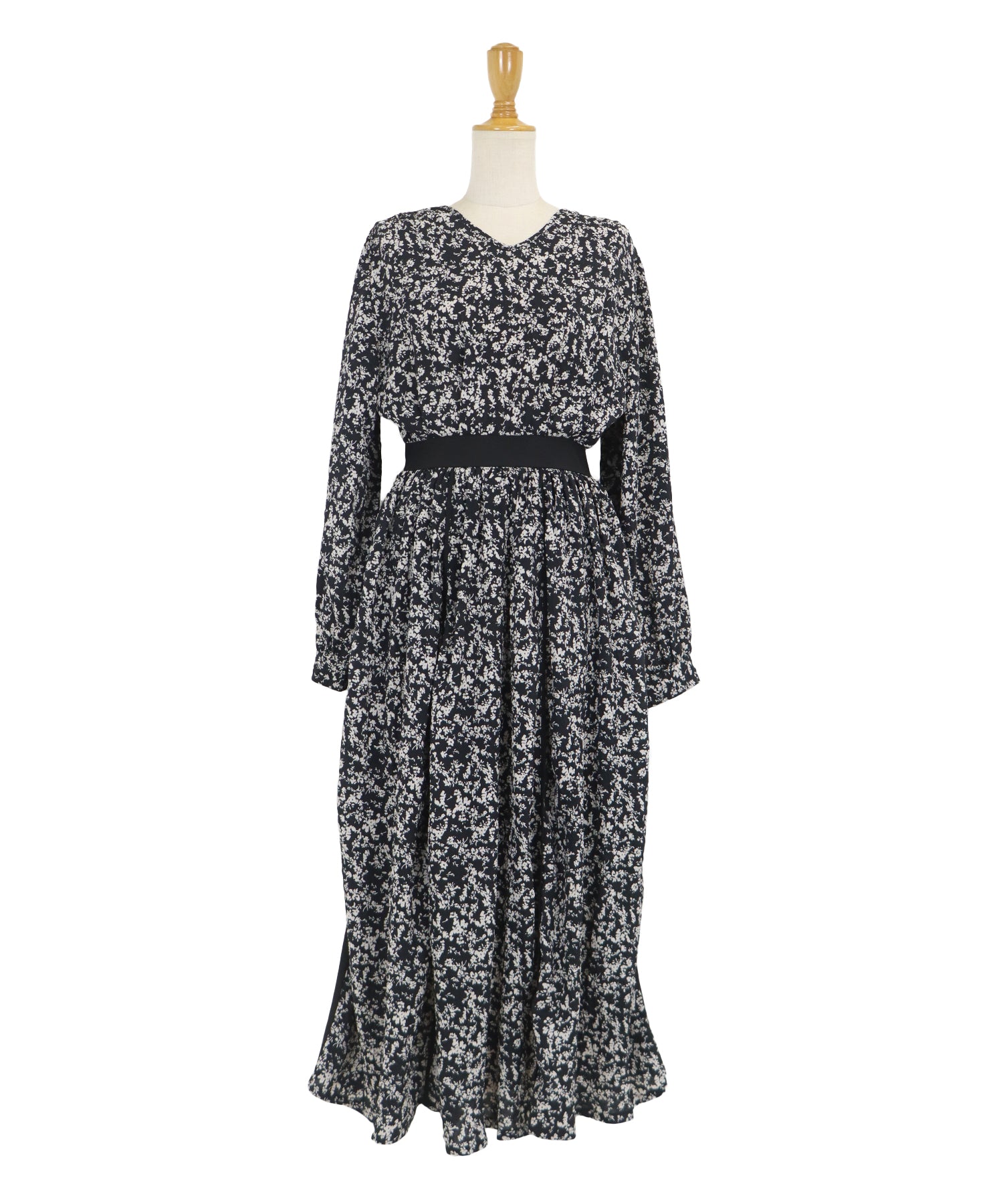 【SALE】エンボスプリントワンピース