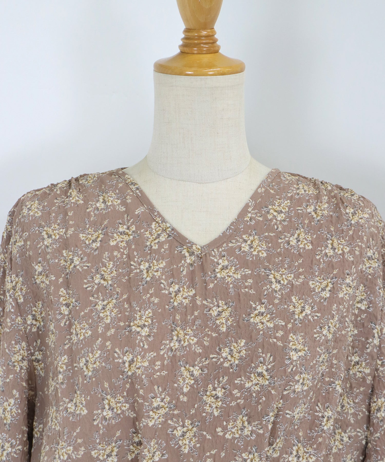 【SALE】エンボスプリントワンピース