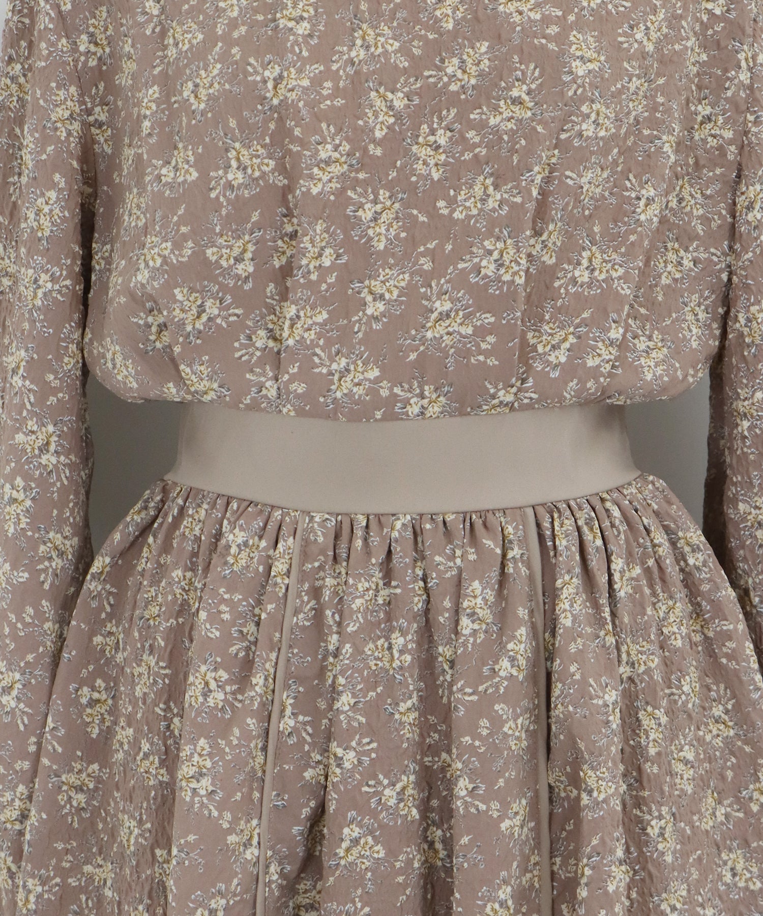 【SALE】エンボスプリントワンピース