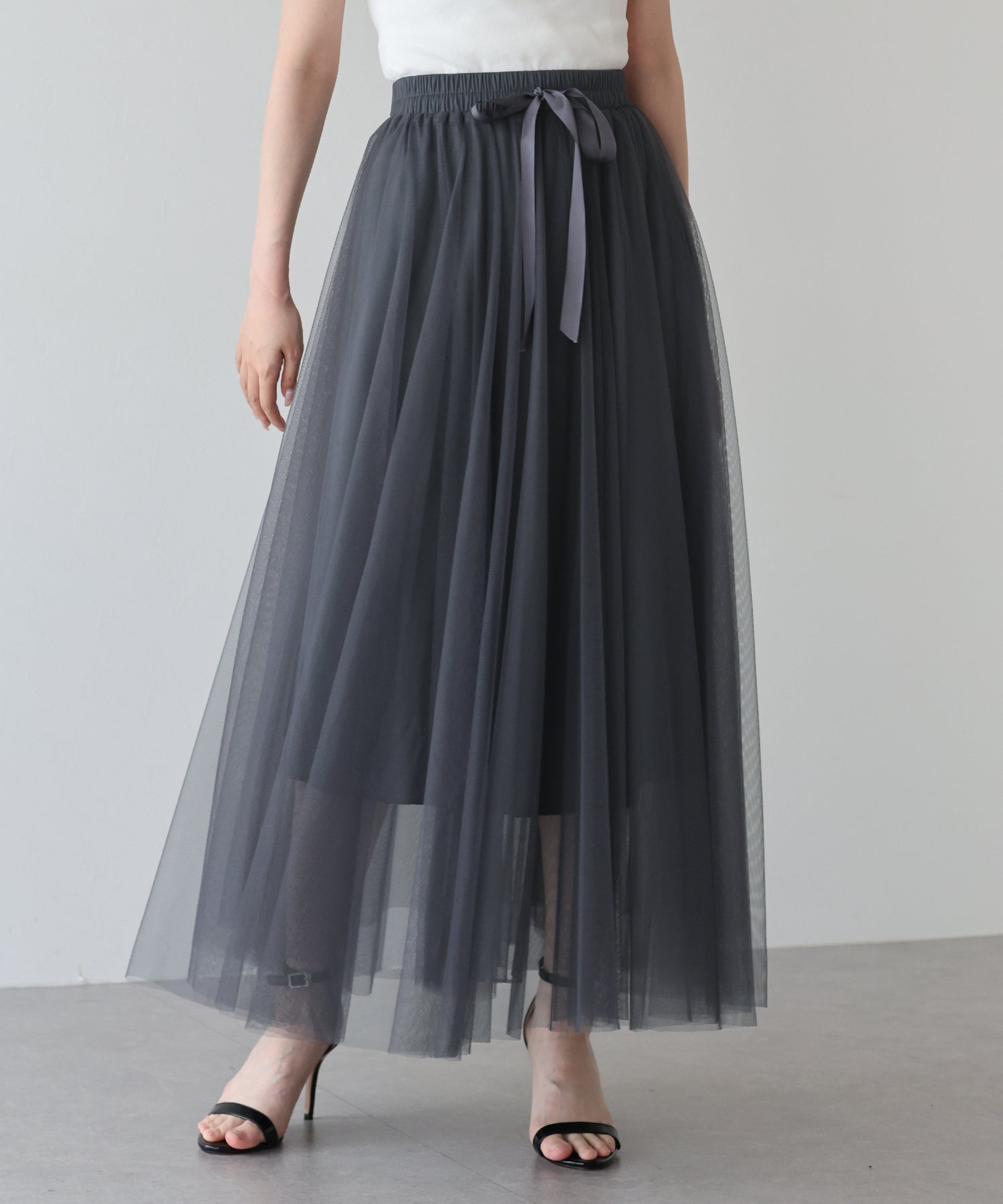 【SALE】グラデーションチュールスカート