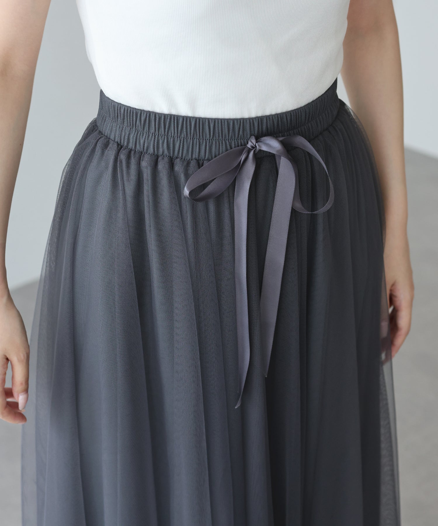 【SALE】グラデーションチュールスカート