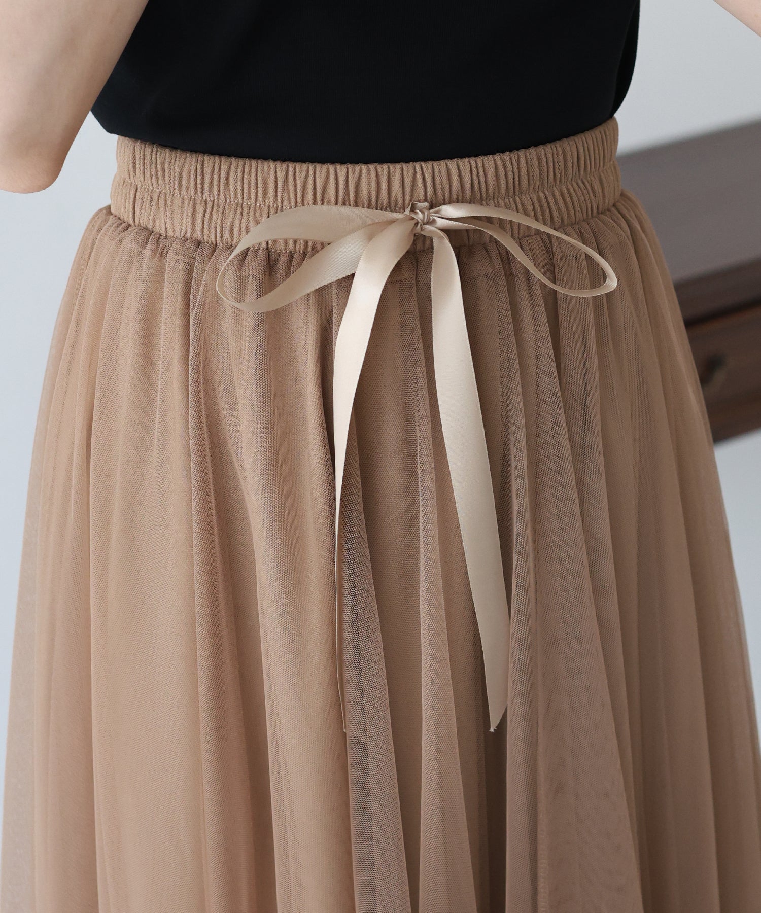 【SALE】グラデーションチュールスカート