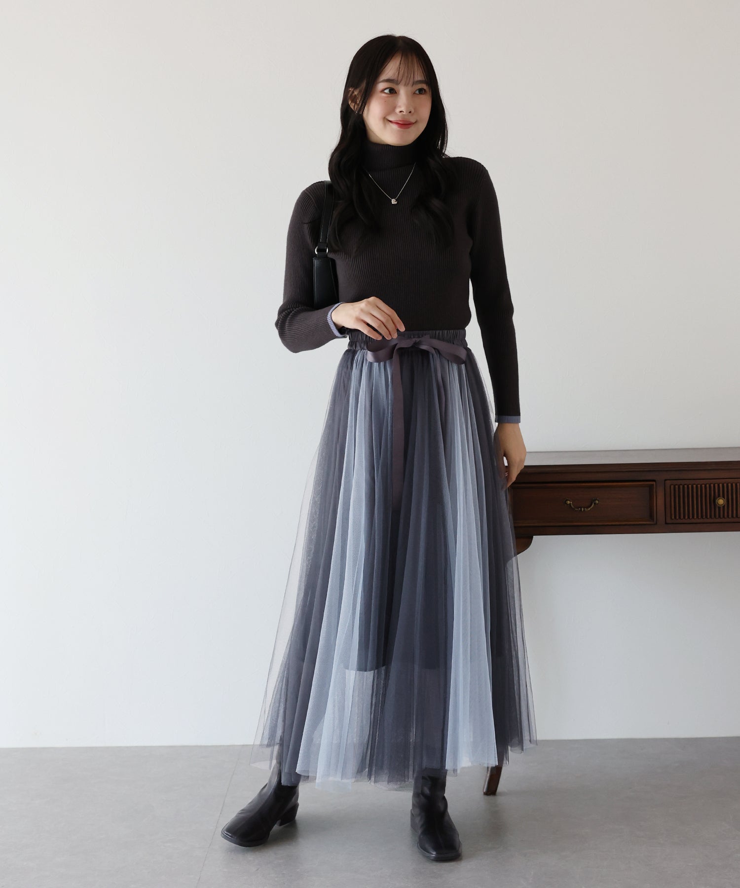 【SALE】グラデーションチュールスカート