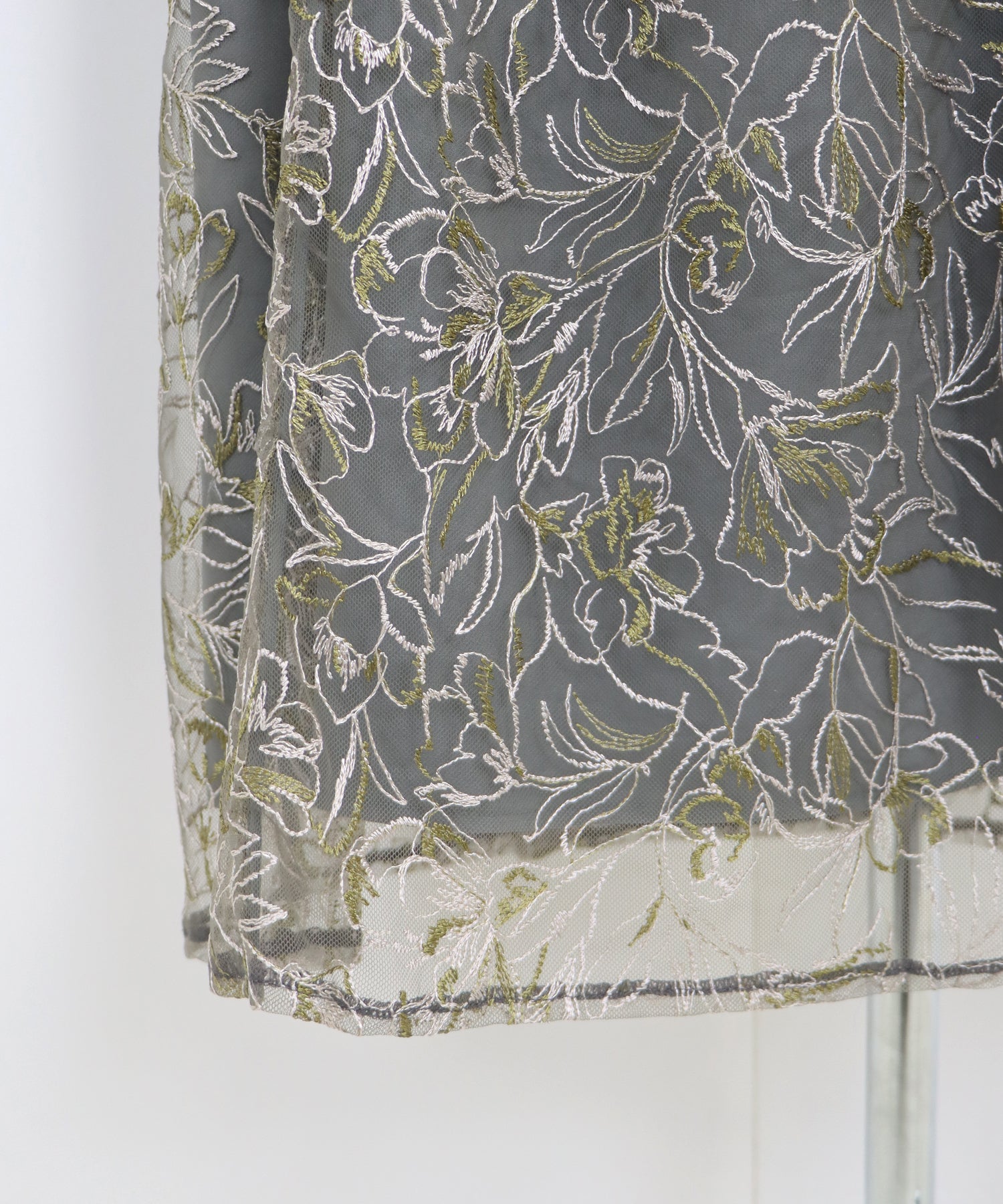 【TIME SALE】花柄刺繍レースセットドレス