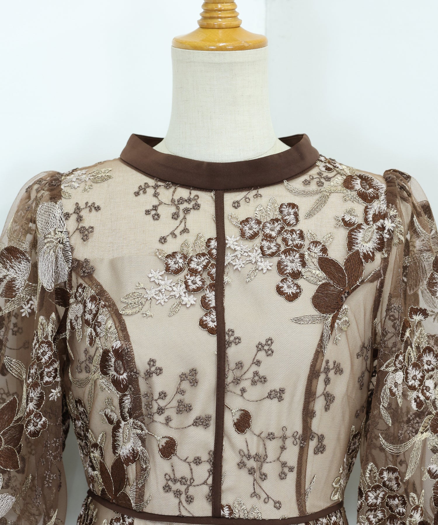 【TIME SALE】フラワーエンブロイダリ―ドレス