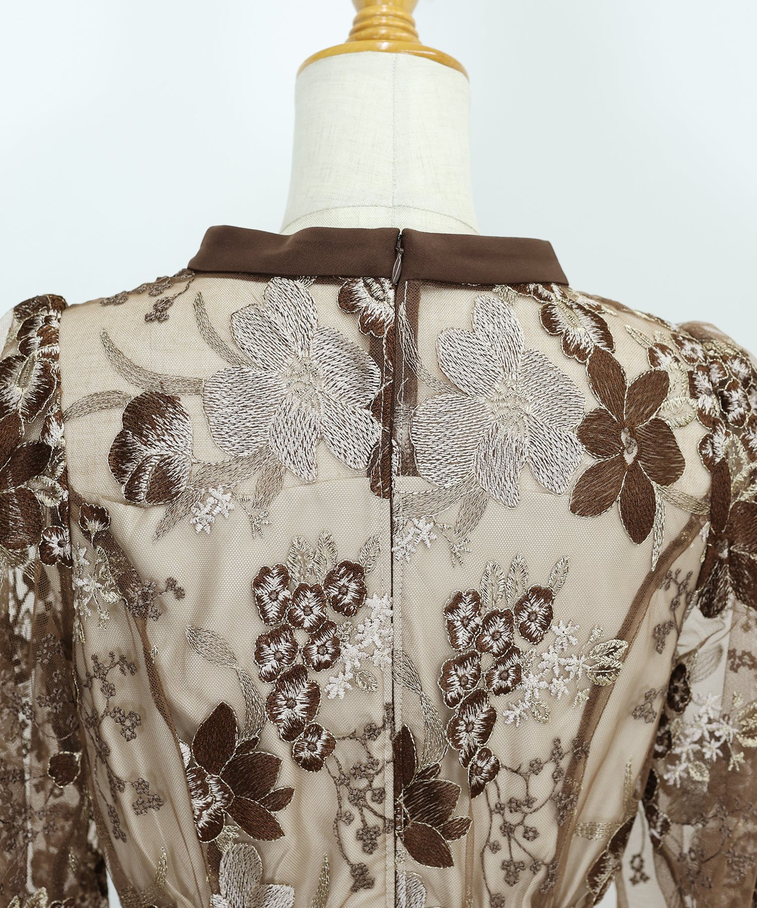 【TIME SALE】フラワーエンブロイダリ―ドレス