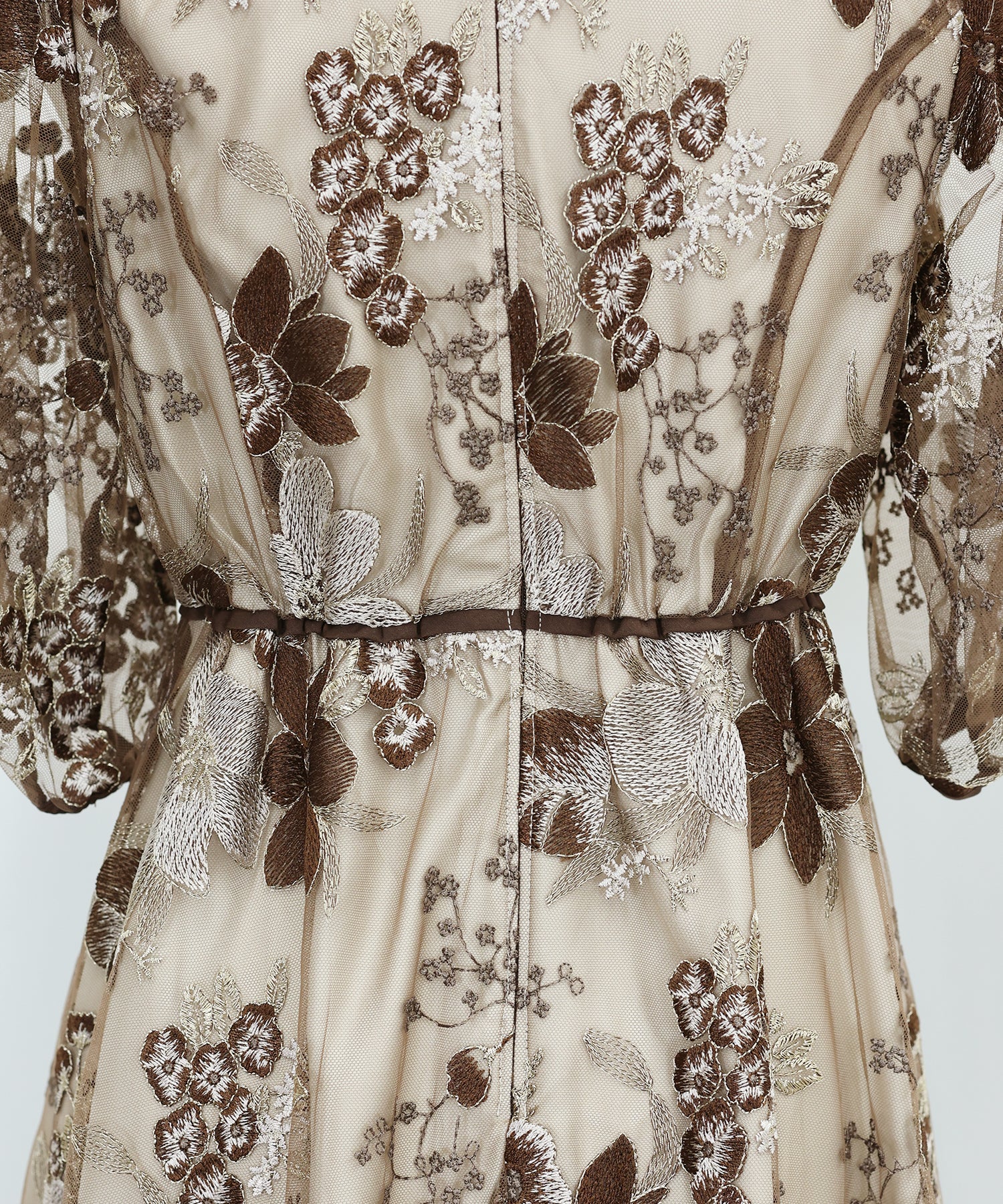 【TIME SALE】フラワーエンブロイダリ―ドレス