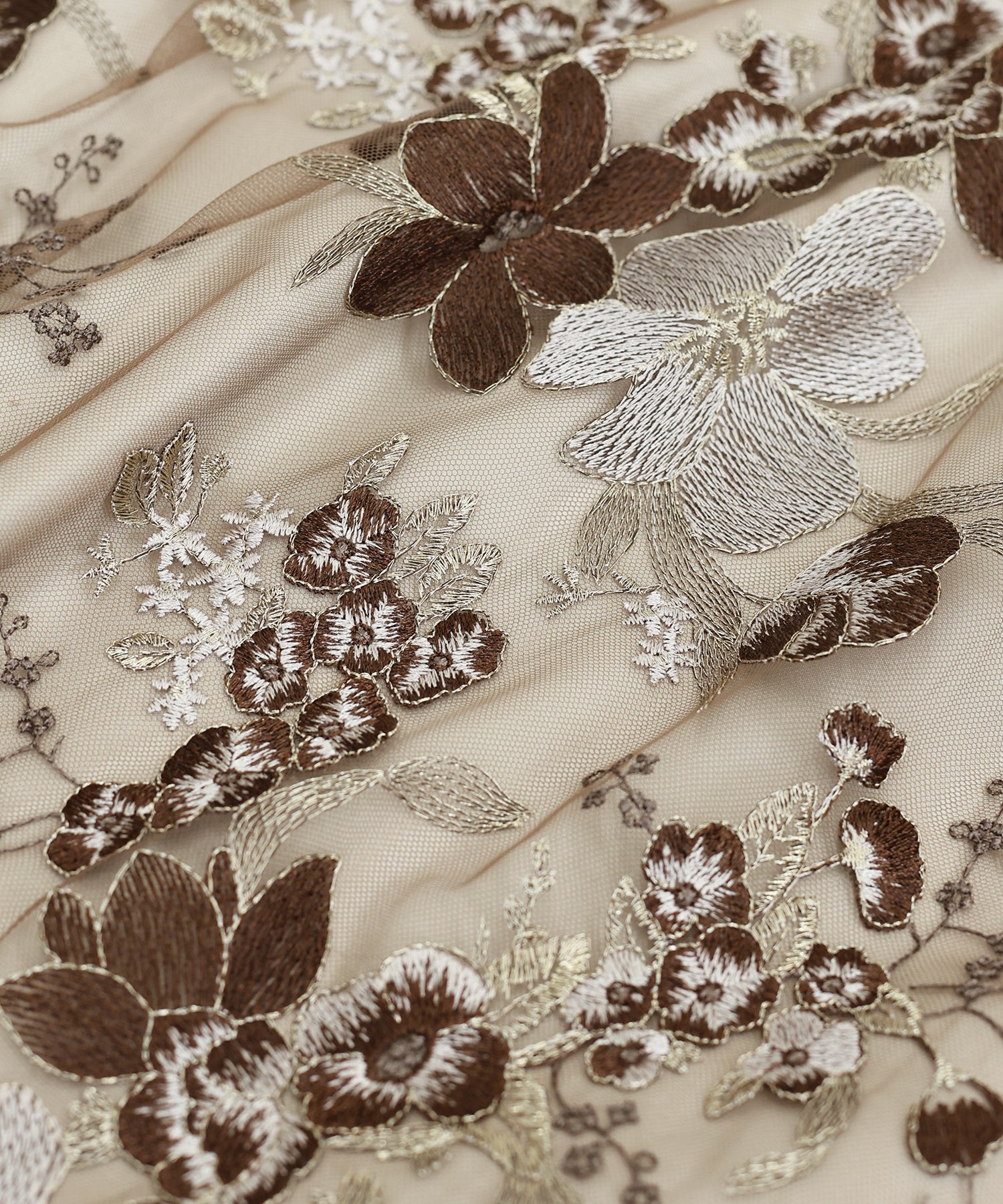 【TIME SALE】フラワーエンブロイダリ―ドレス