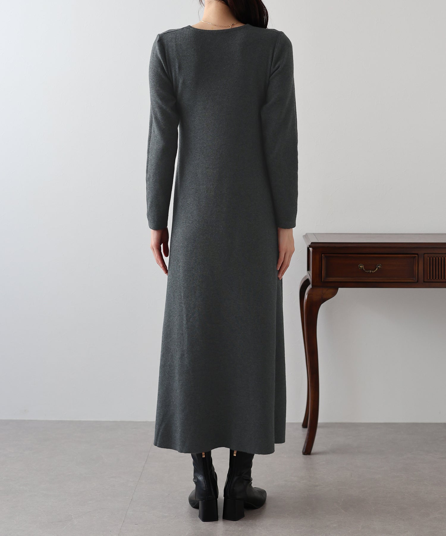 【TIME SALE】ロングニットワンピース