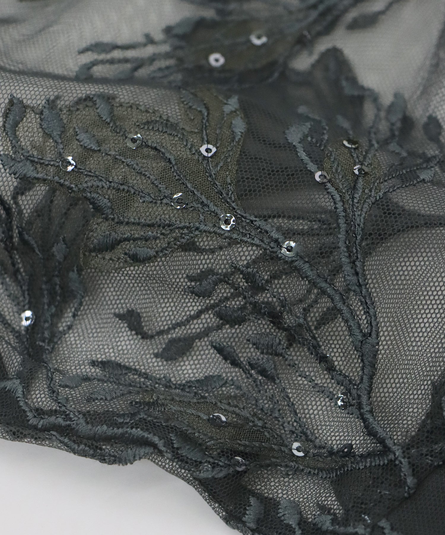 【SALE】フラワー刺繍カシュクールドレス