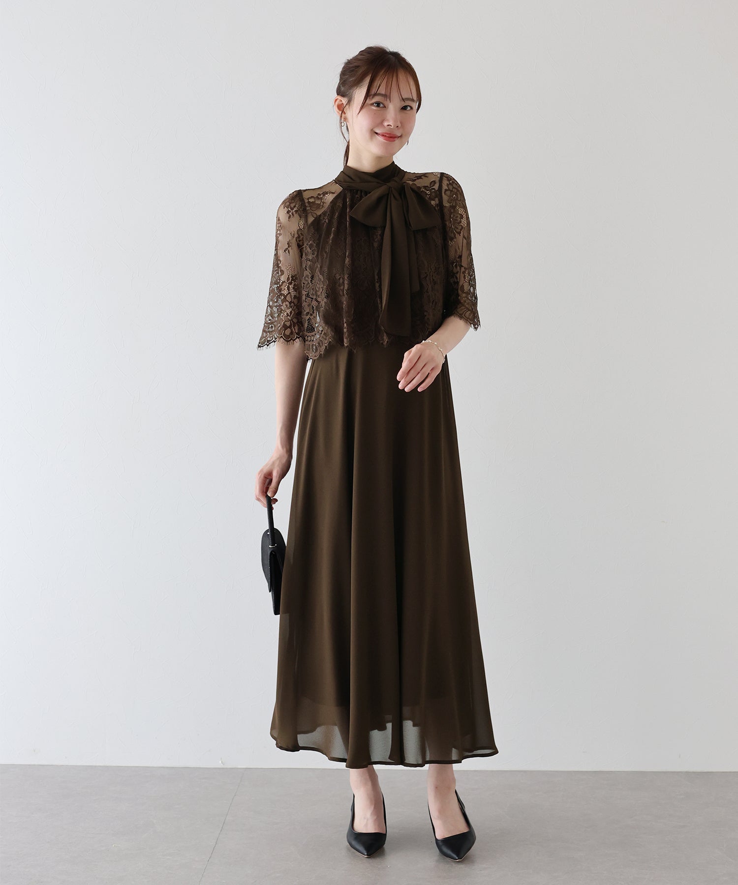 【SALE】ケープドッキングドレス