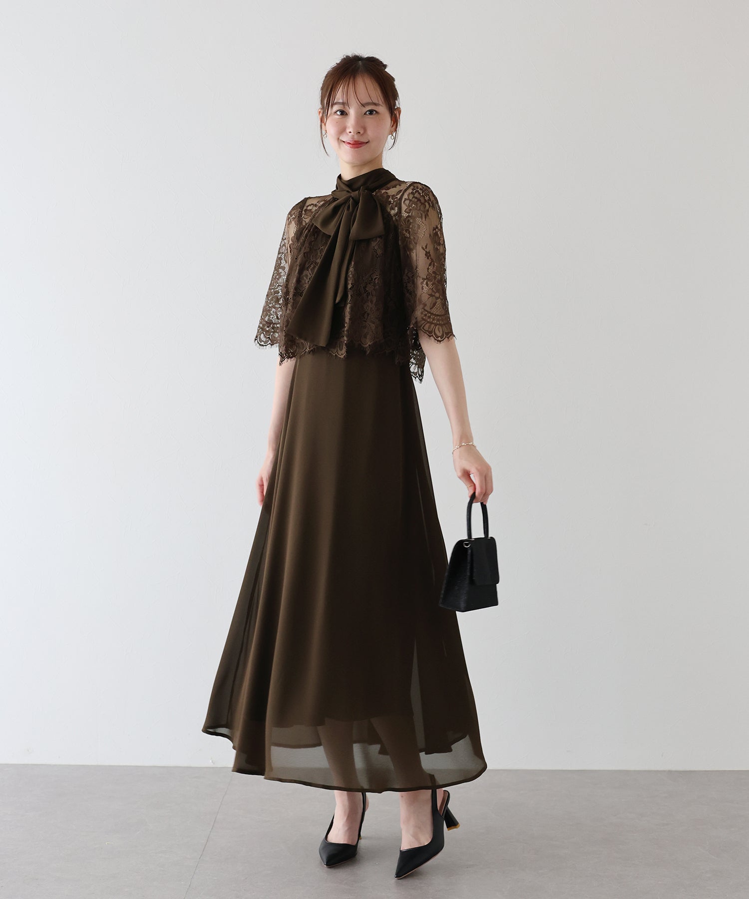 【SALE】ケープドッキングドレス