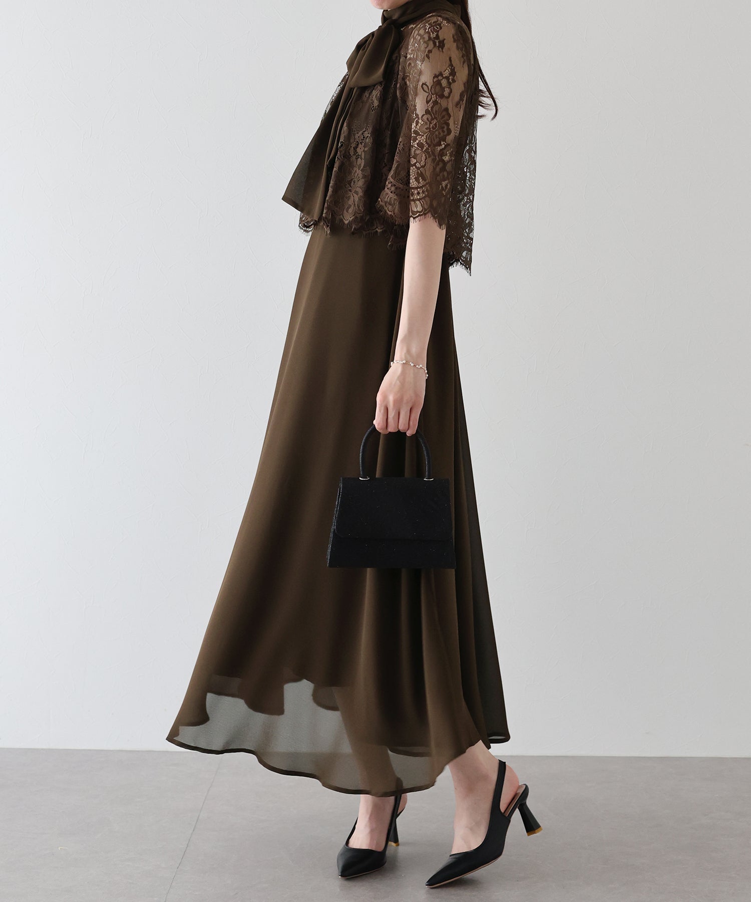 【SALE】ケープドッキングドレス