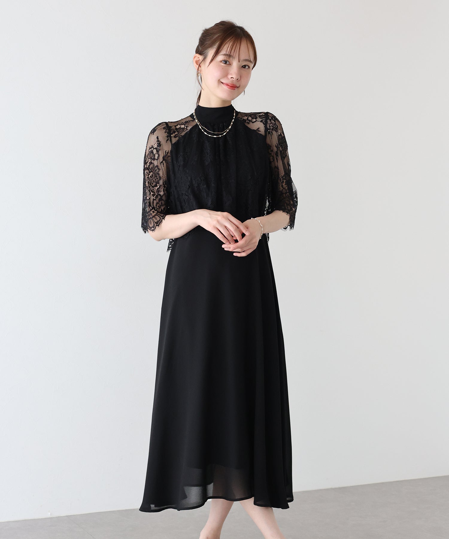 【SALE】ケープドッキングドレス