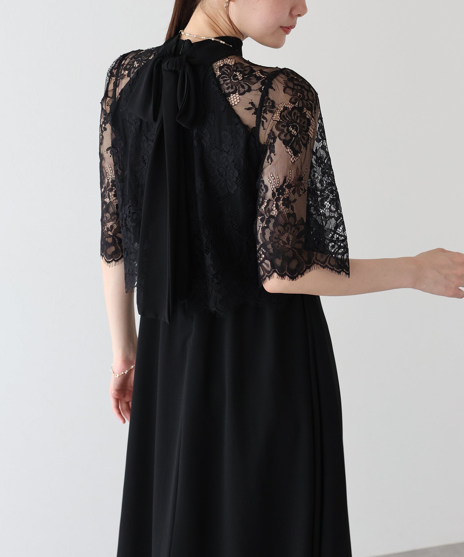 【SALE】ケープドッキングドレス