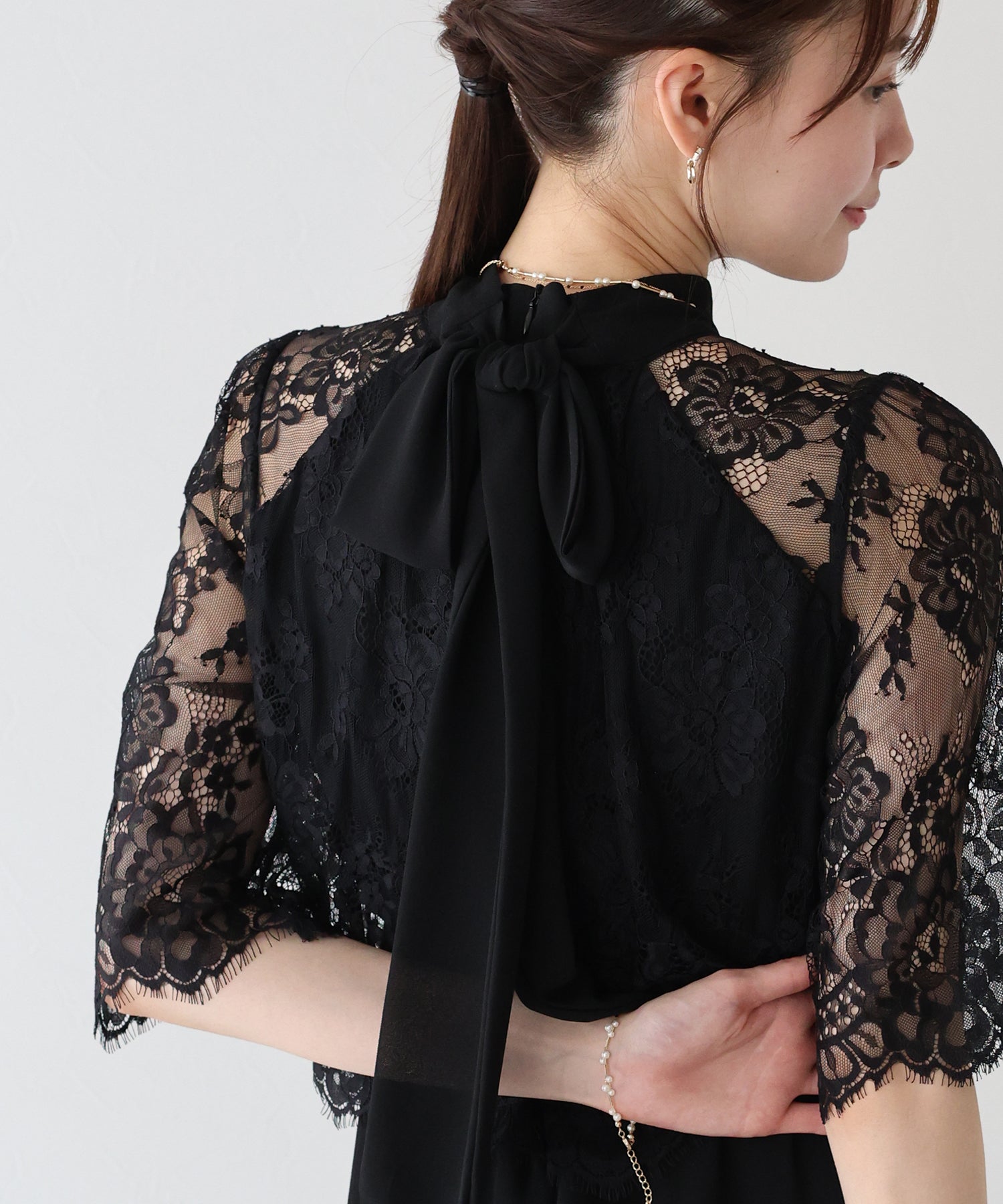 【SALE】ケープドッキングドレス