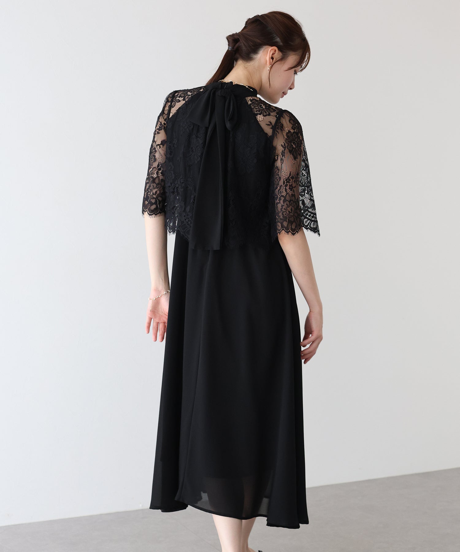 【SALE】ケープドッキングドレス