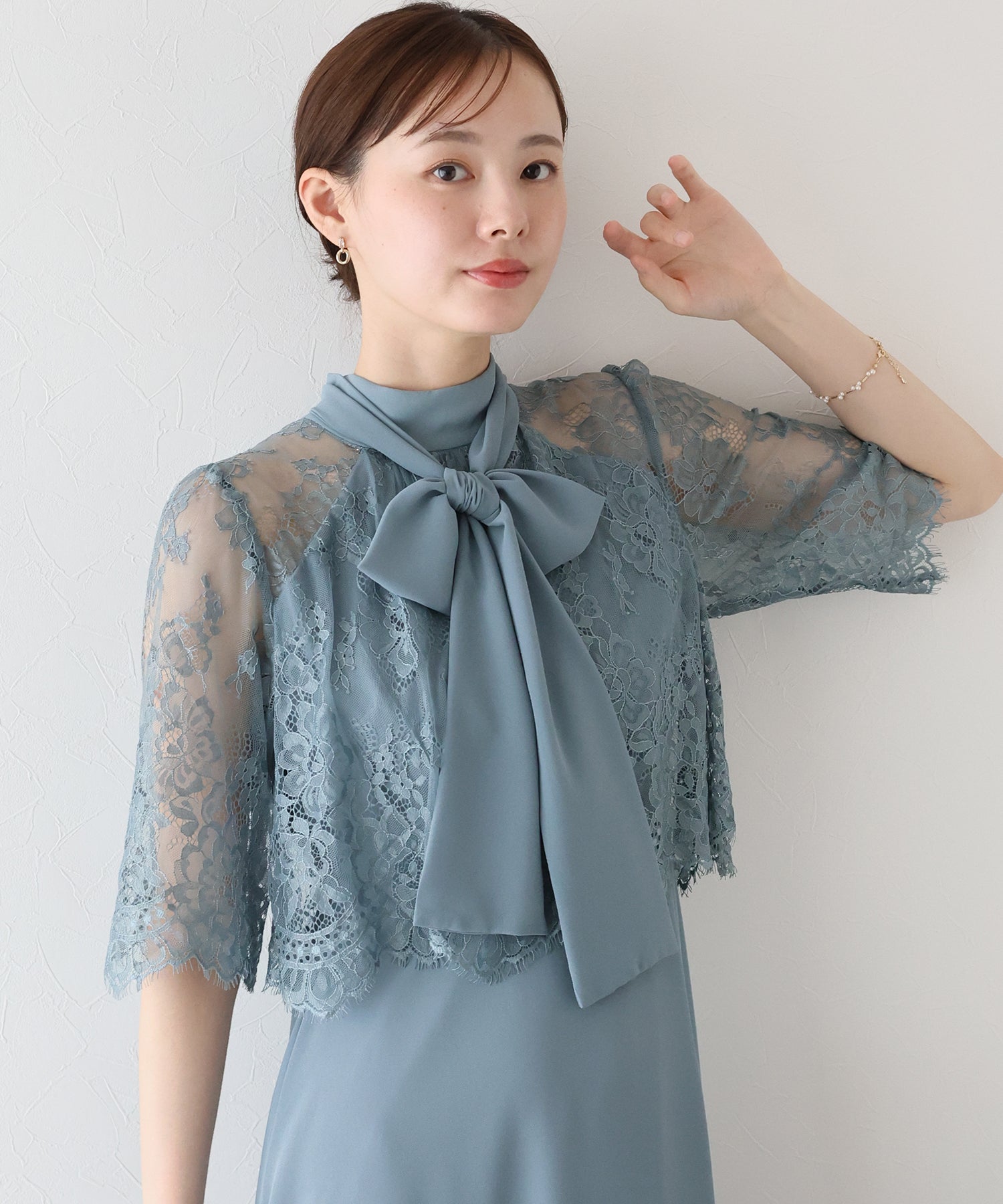 【SALE】ケープドッキングドレス