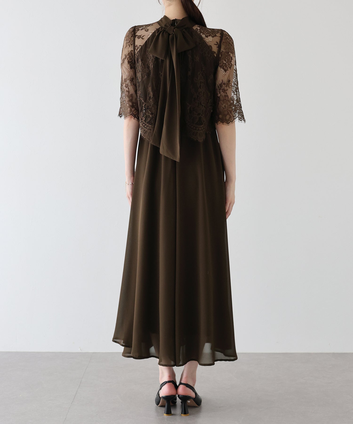 【SALE】ケープドッキングドレス