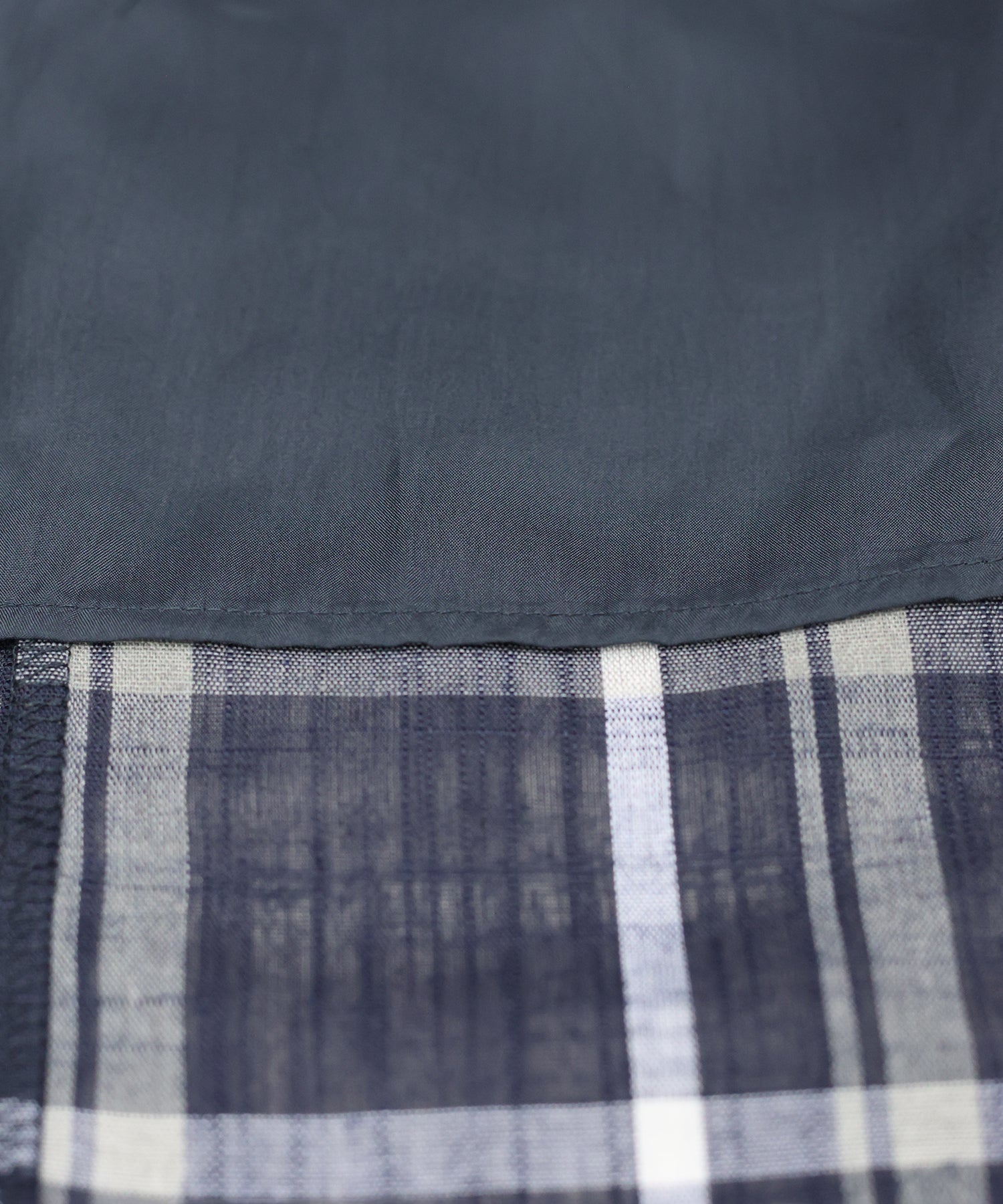 【SALE】チェックドッキングワンピース