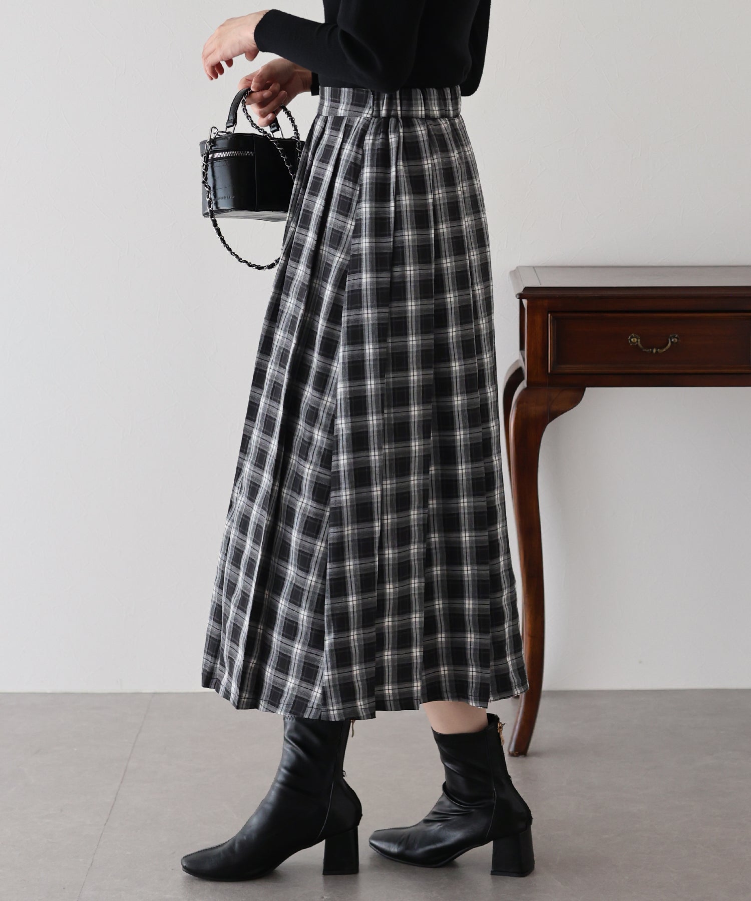 【TIME SALE】ロングプリーツスカート