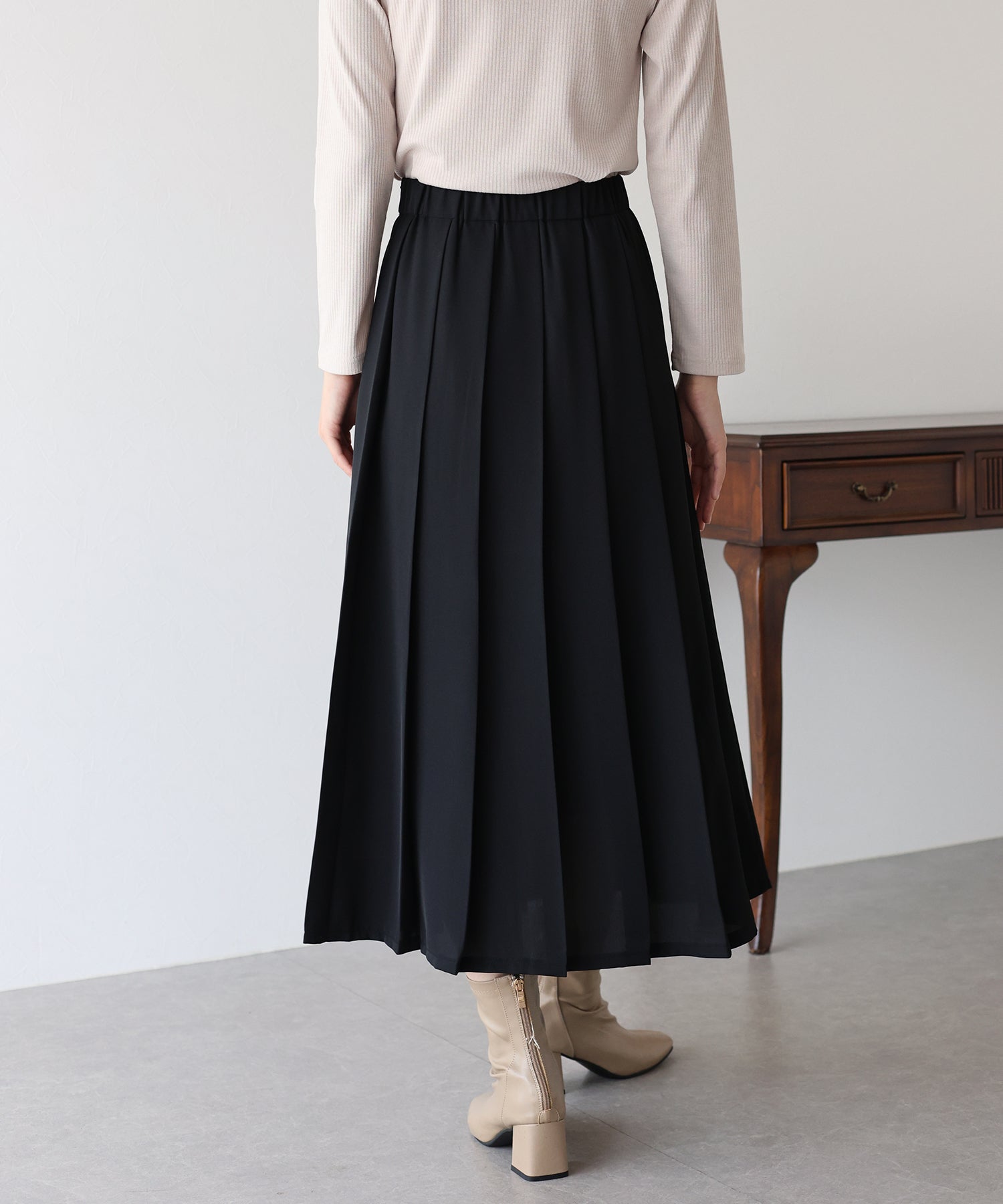 【TIME SALE】ロングプリーツスカート